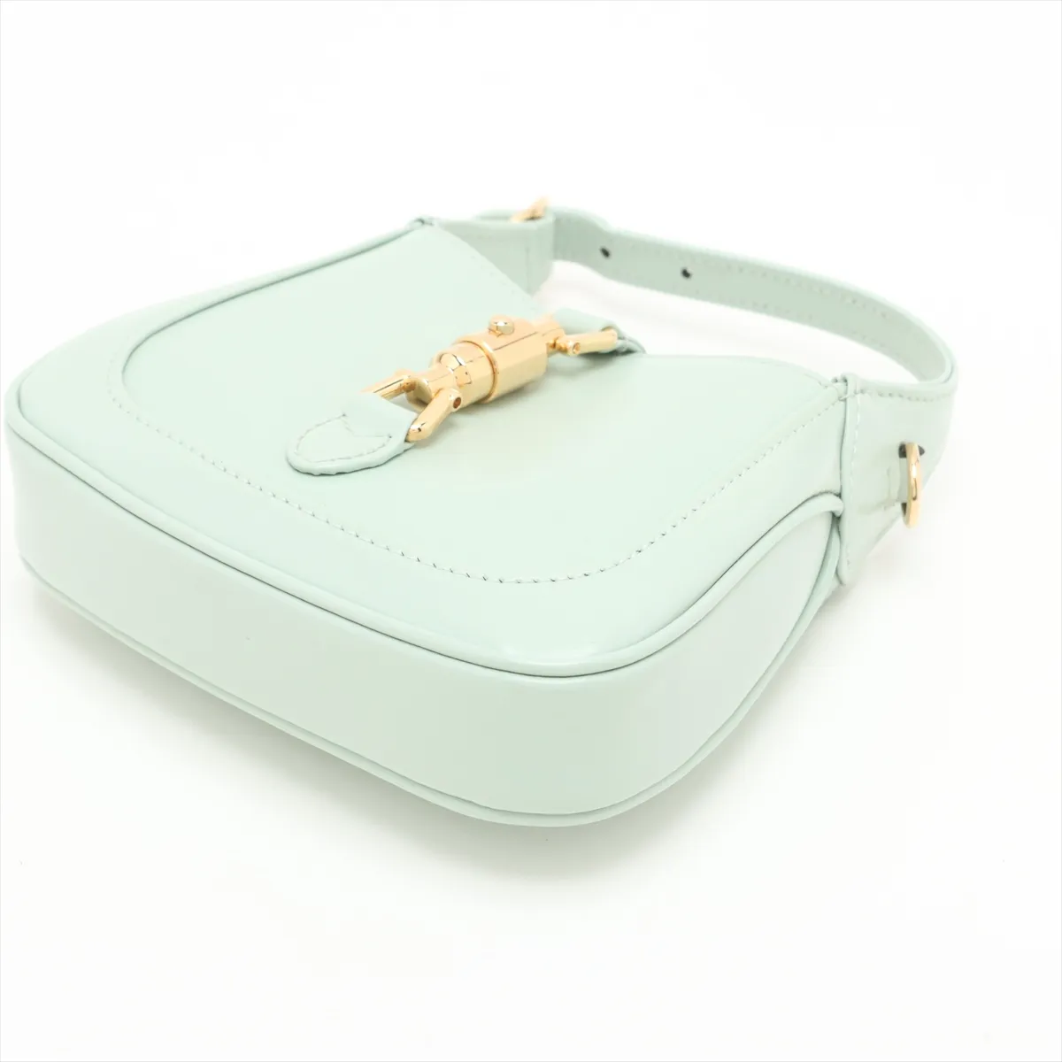 Jackie 1961 Nano Bag Leather 2WAY Handbag Green 760249 — view 3