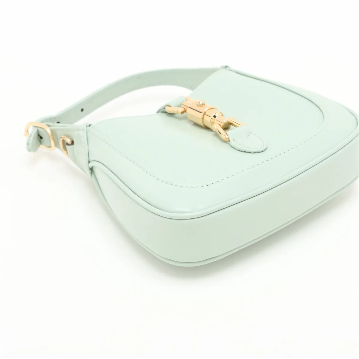 Jackie 1961 Nano Bag Leather 2WAY Handbag Green 760249 — view 4
