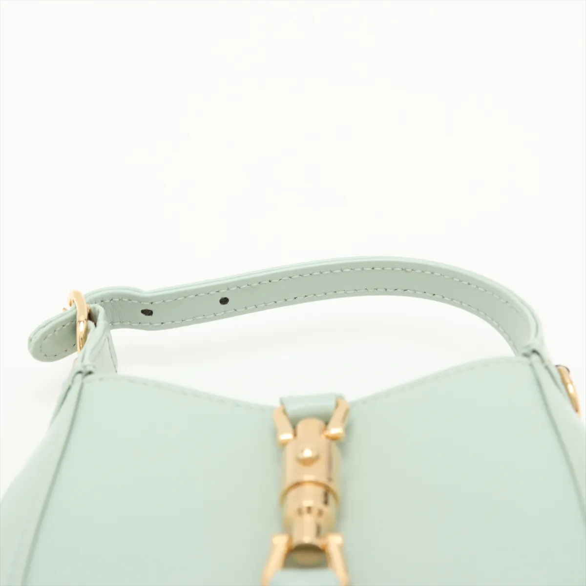 Jackie 1961 Nano Bag Leather 2WAY Handbag Green 760249 — view 6
