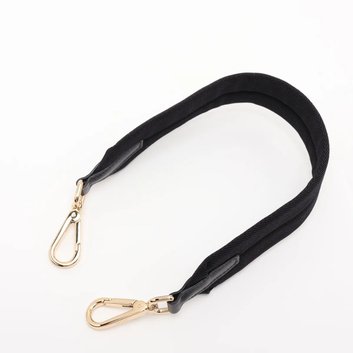 Tessuto Nylon x Leather Shoulder Bag, Black — view 6