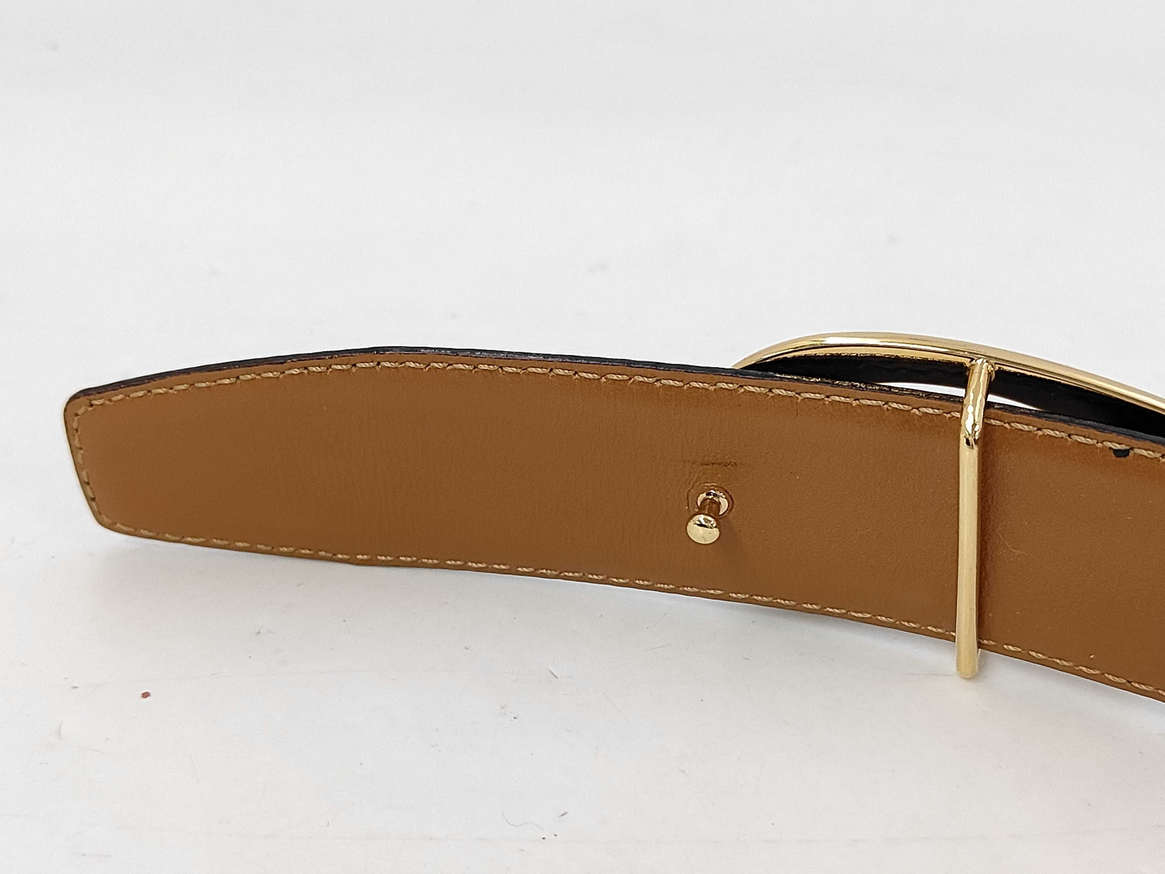 Reversible Belt, Leather, Black/Camel, 036・1406 — view 6