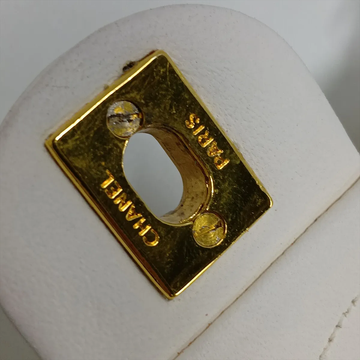 Mini Matelassé 17 Lambskin Single Flap Single Chain Bag, White with Gold Hardware, 0606091, Serial Number 0-series, A01115 — view 12