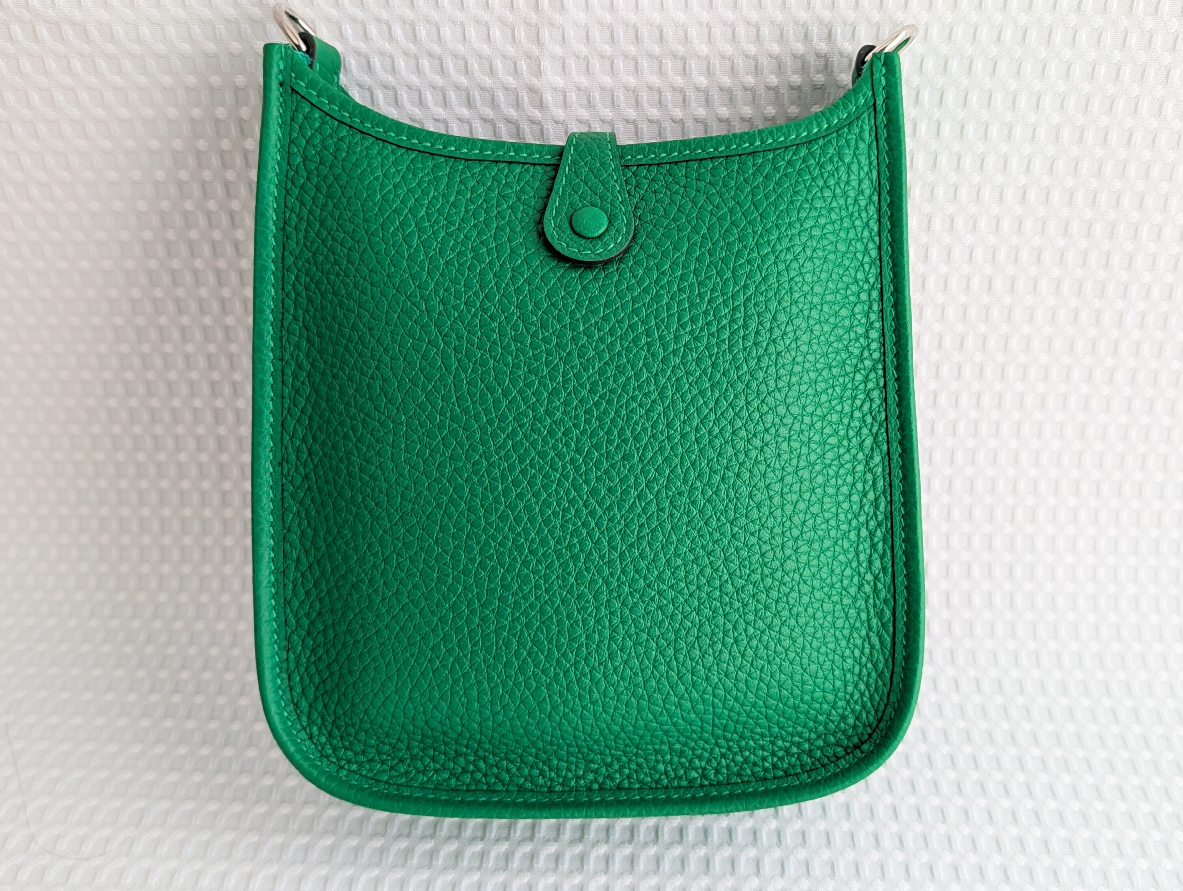 Evelyne TPM Mini Evelyne Bamboo Silver Hardware W Stamp Shoulder Bag — view 5