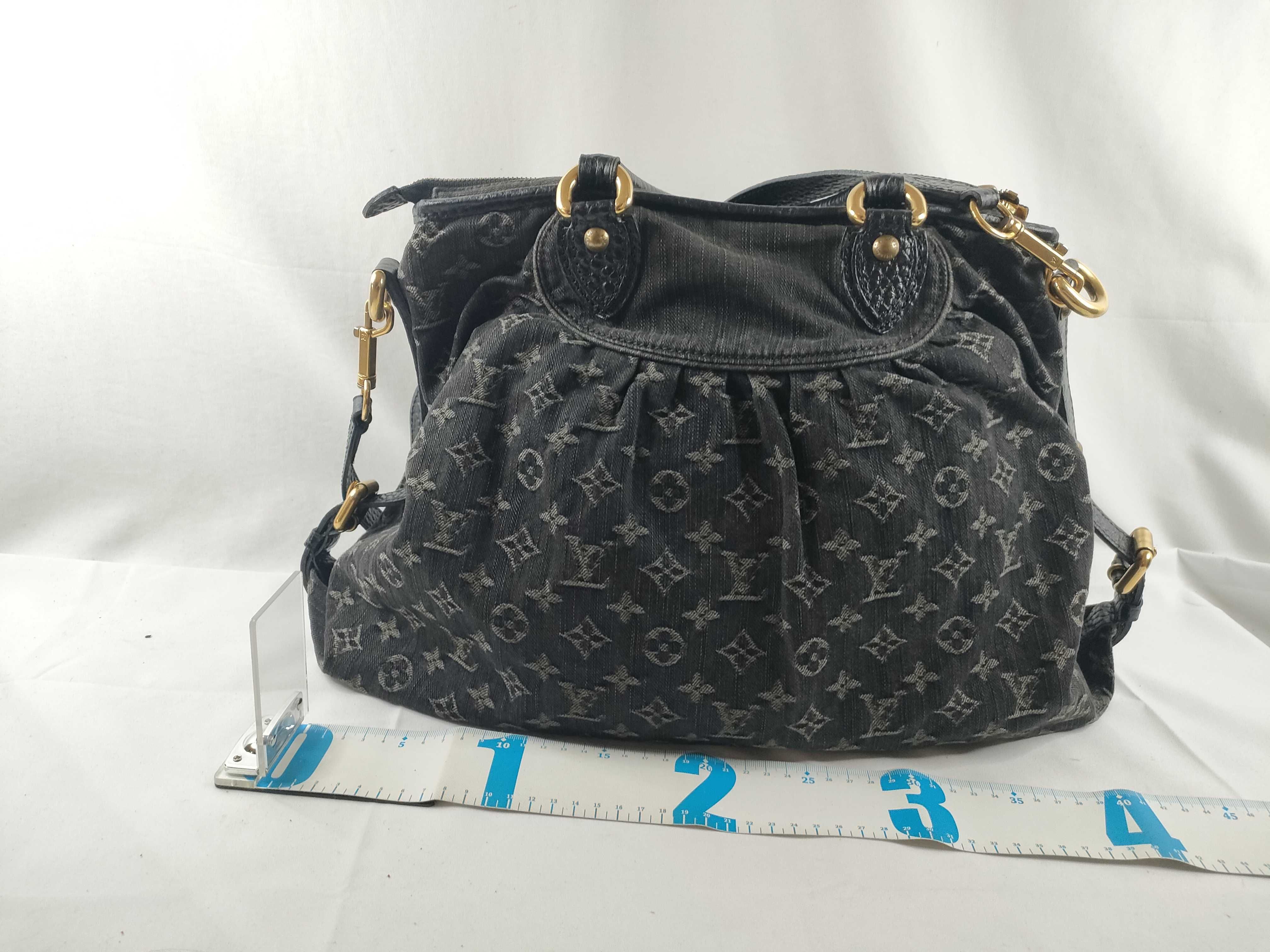 Monogram Denim Neo Cavie Monogram Denim Handbag — view 2