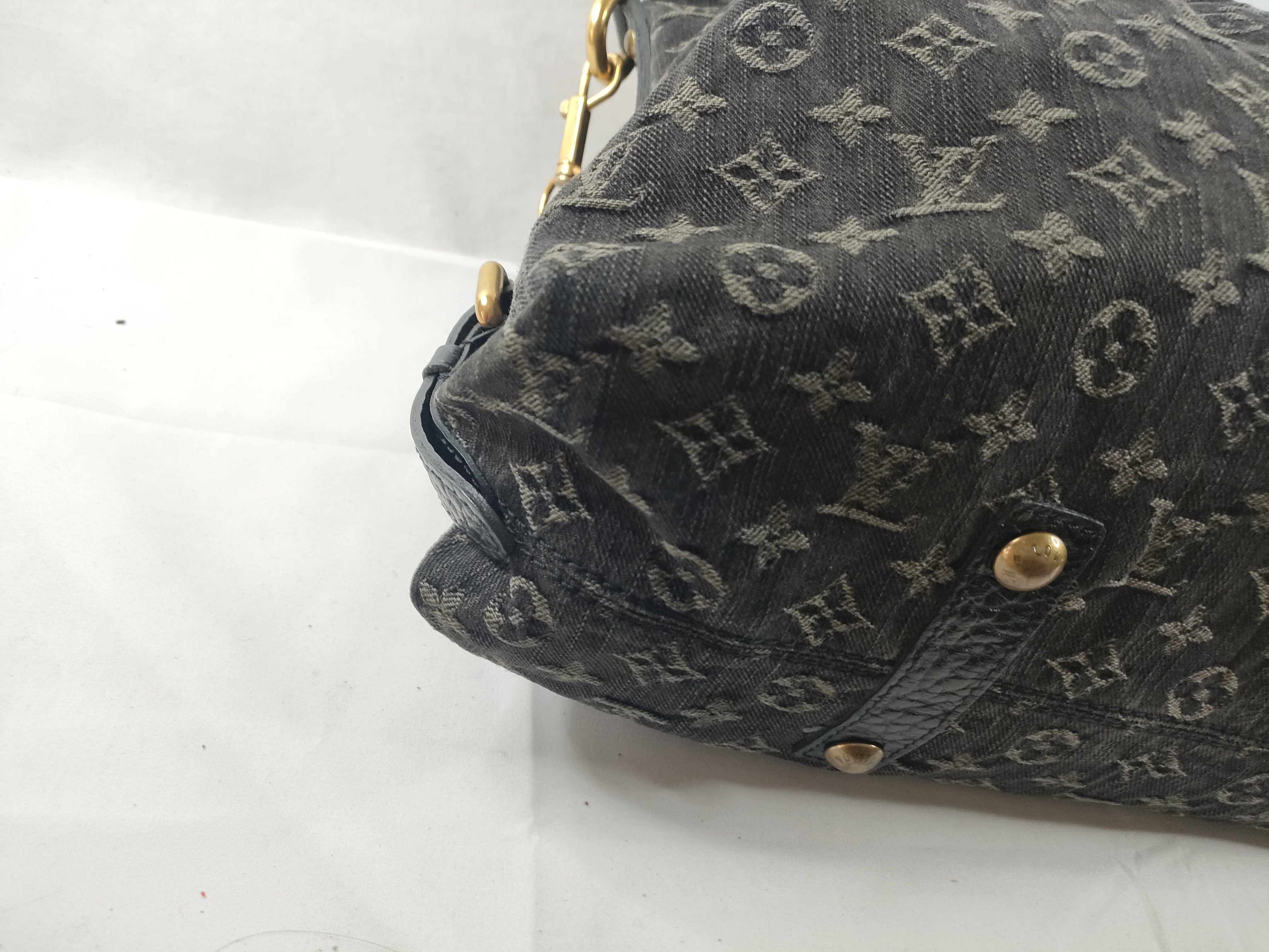 Monogram Denim Neo Cavie Monogram Denim Handbag — view 3