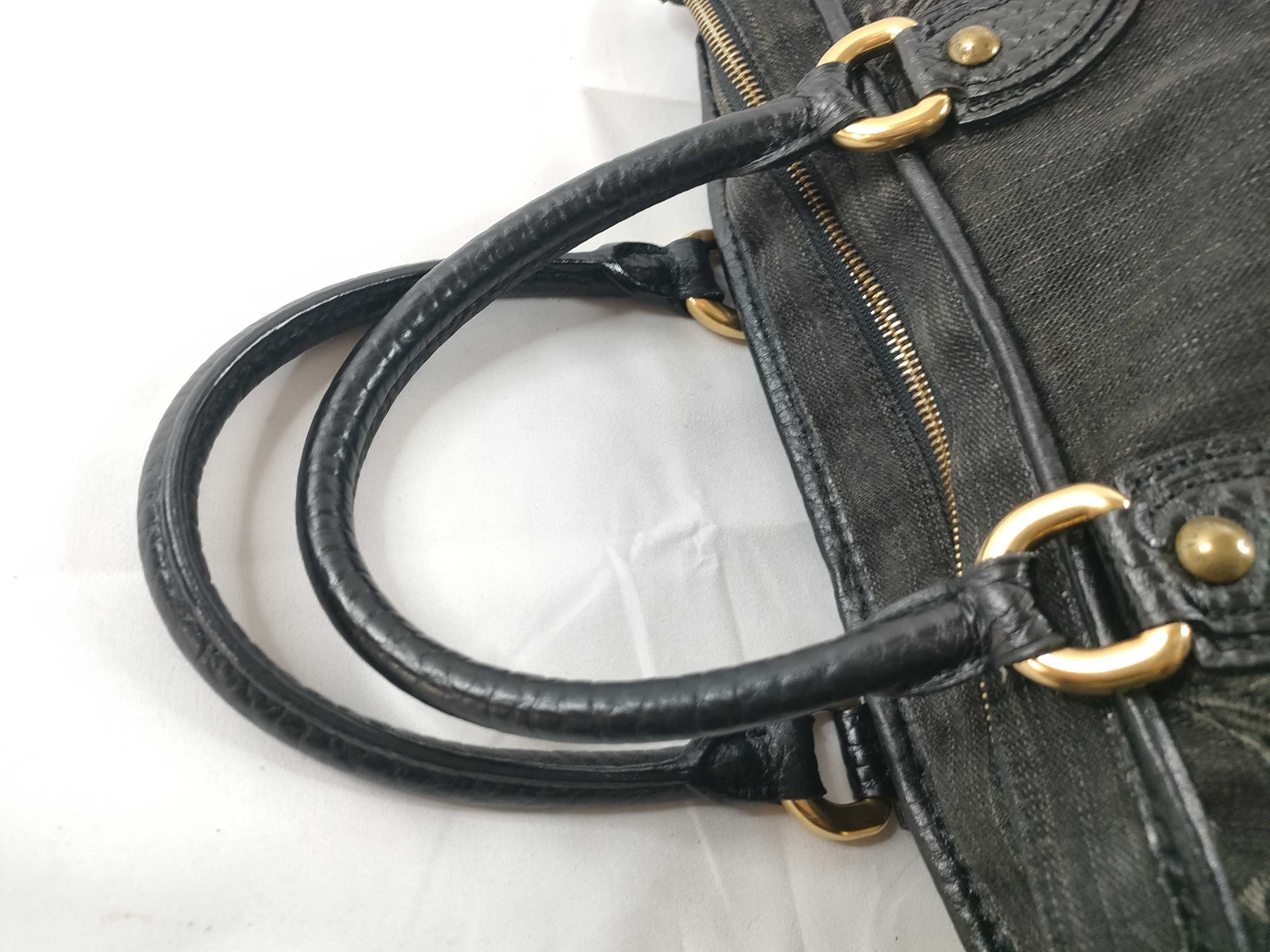 Monogram Denim Neo Cavie Monogram Denim Handbag — view 6
