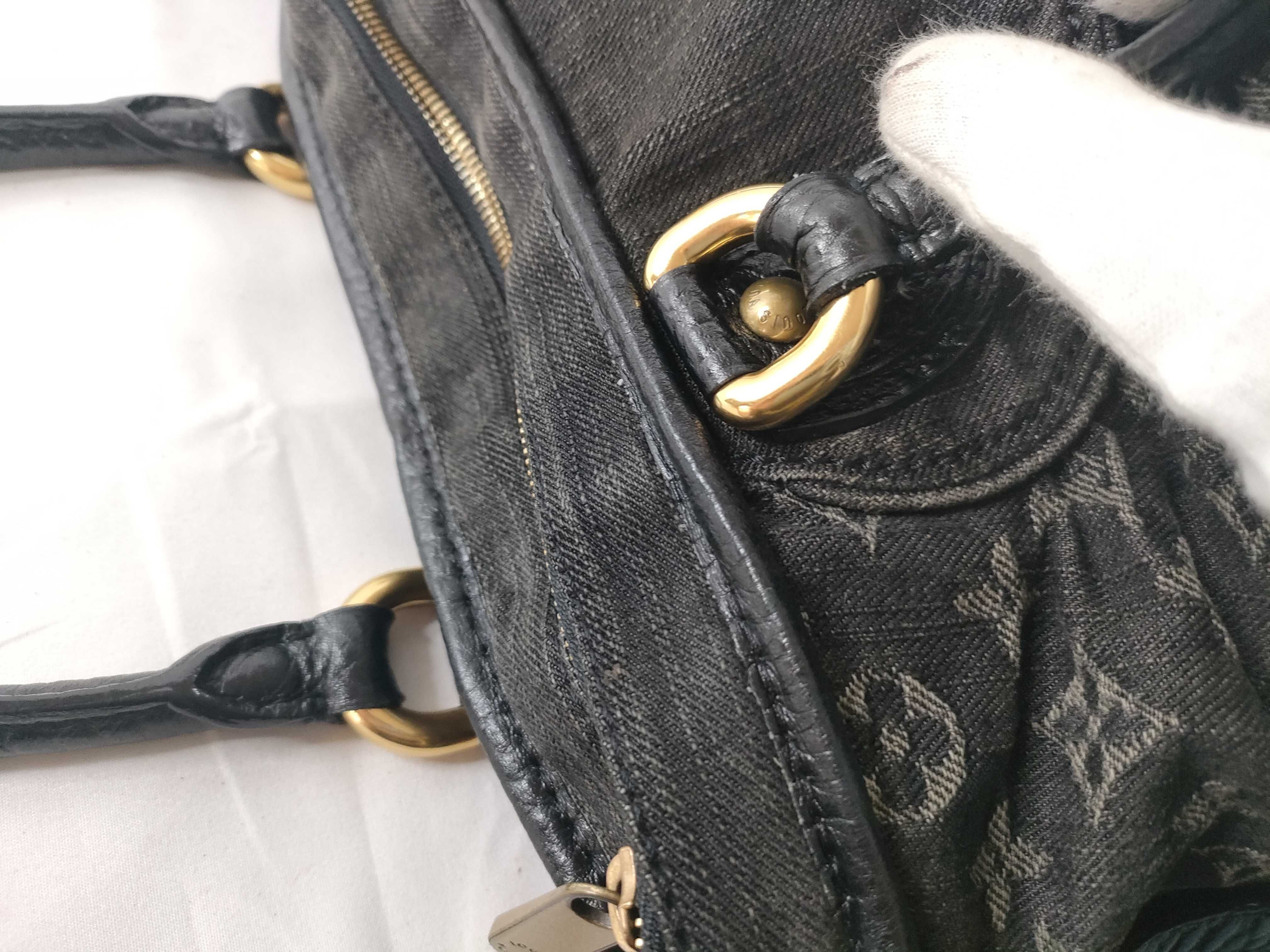 Monogram Denim Neo Cavie Monogram Denim Handbag — view 8