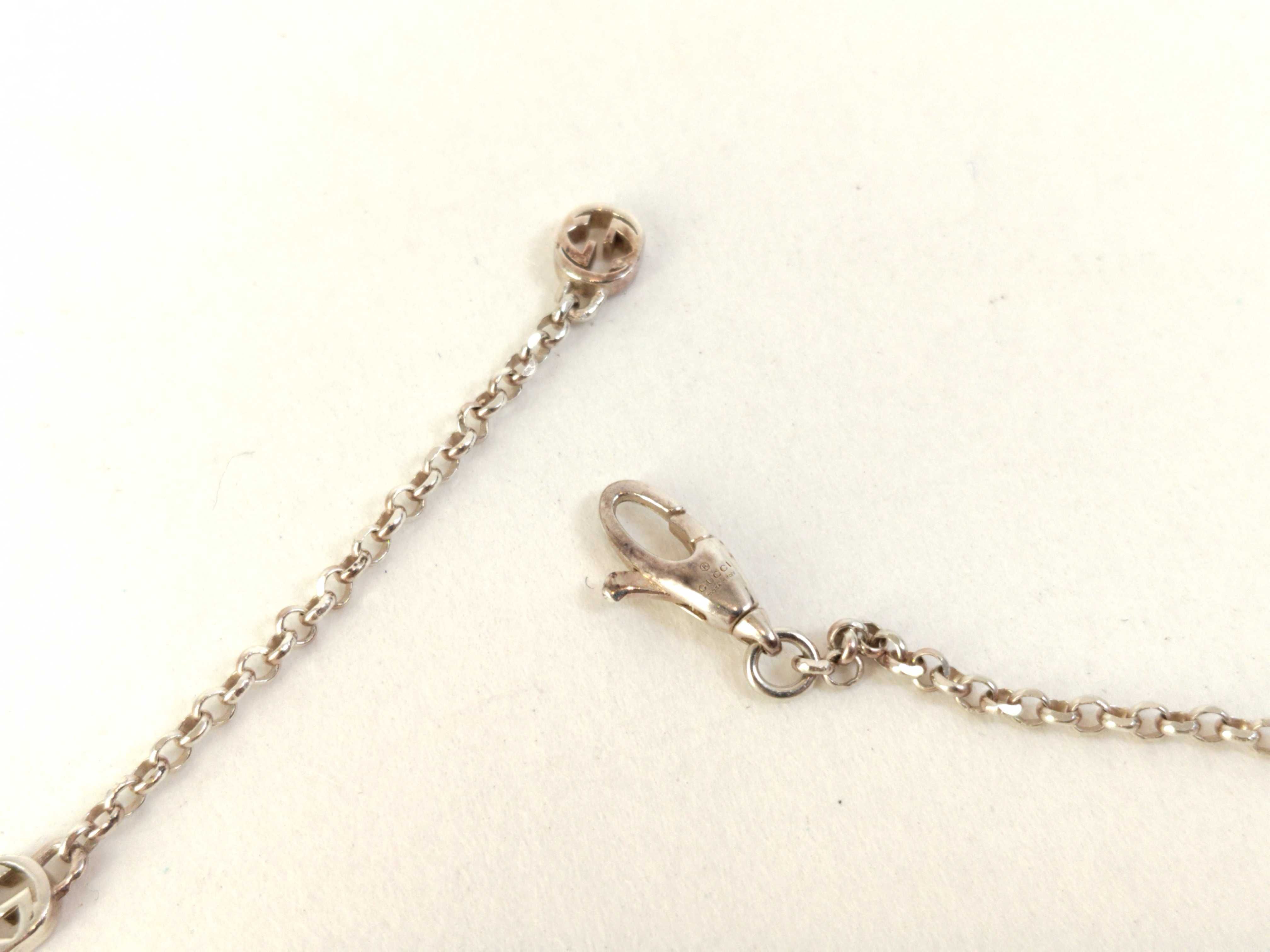 Double G Key Necklace, SV925 Necklace — view 3