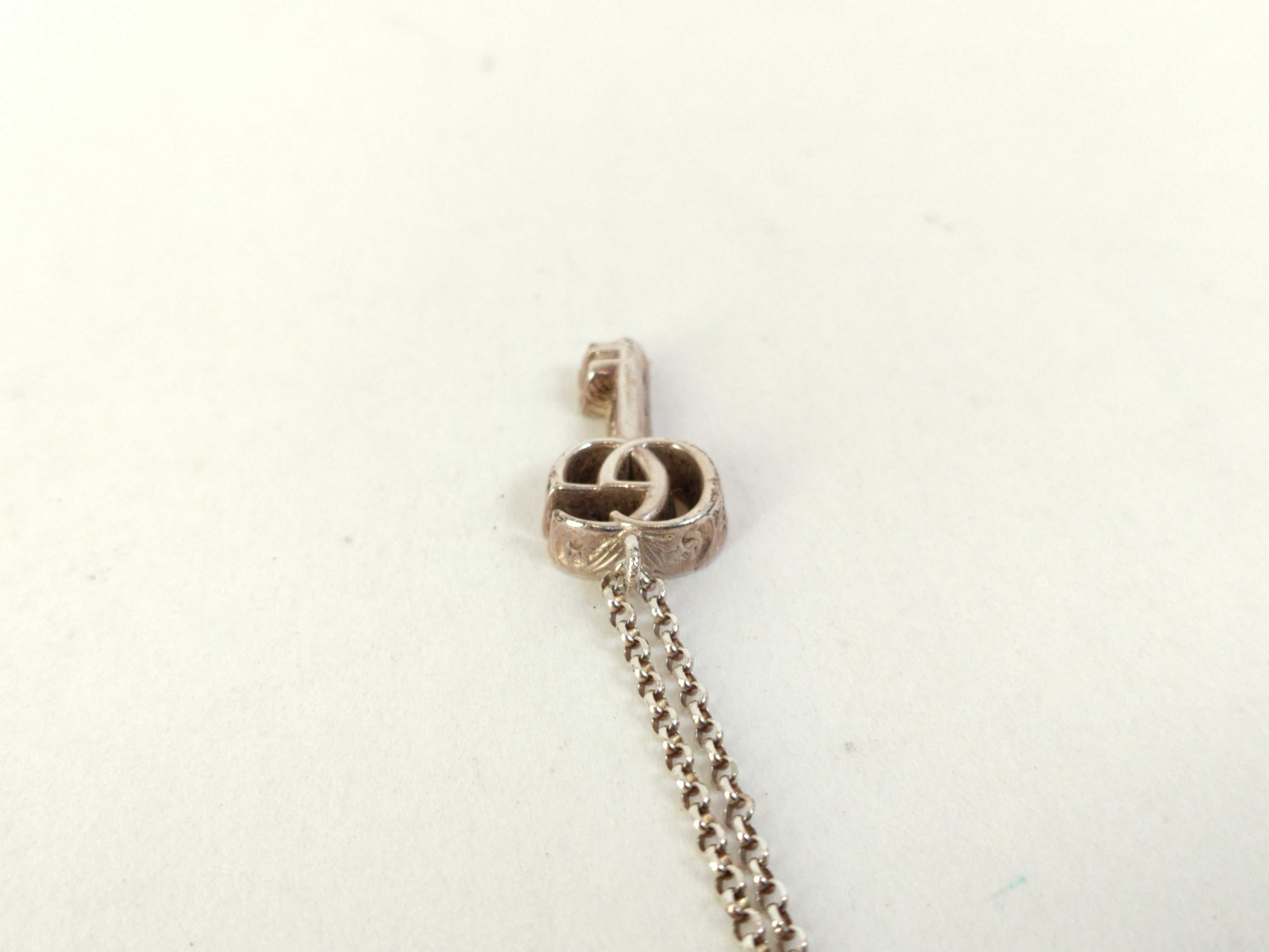 Double G Key Necklace, SV925 Necklace — view 9