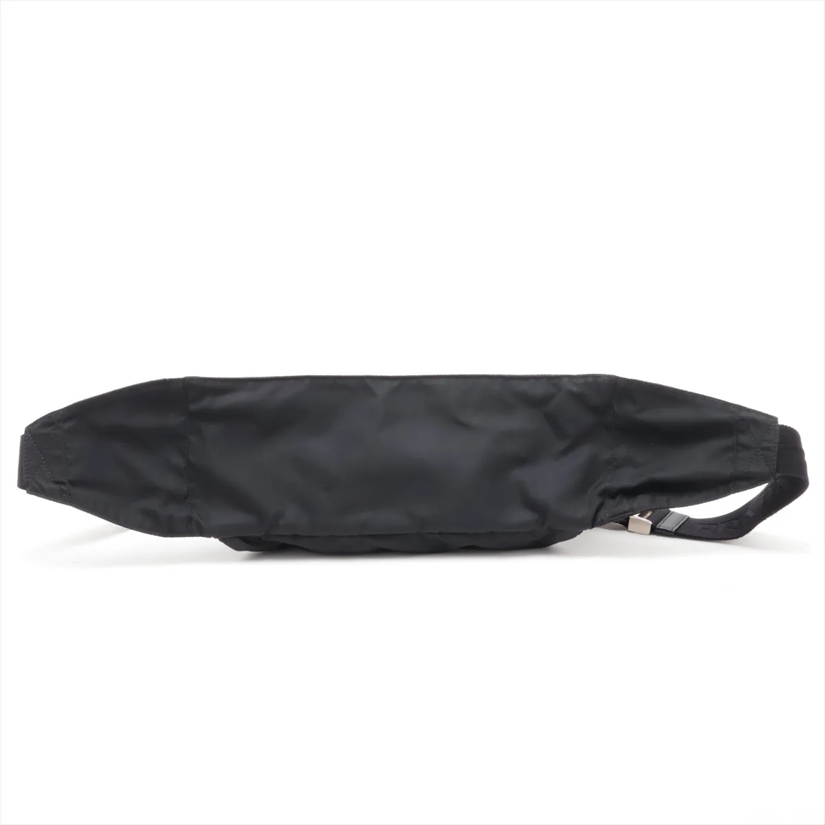 Tessuto Nylon x Leather Body Bag, Black — view 2