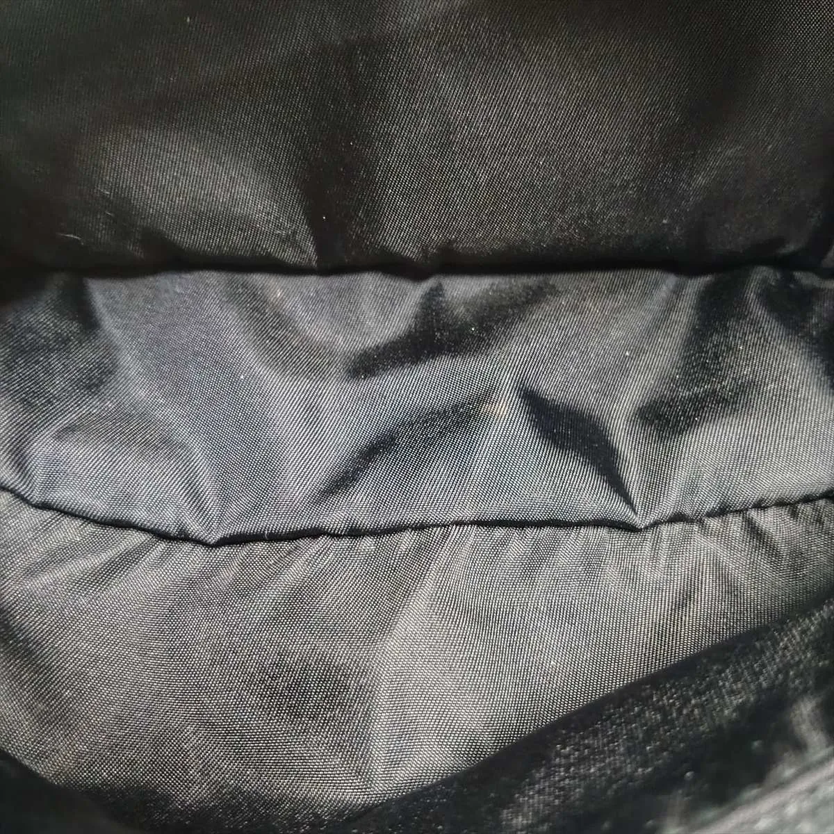 Tessuto Nylon x Leather Body Bag, Black — view 10