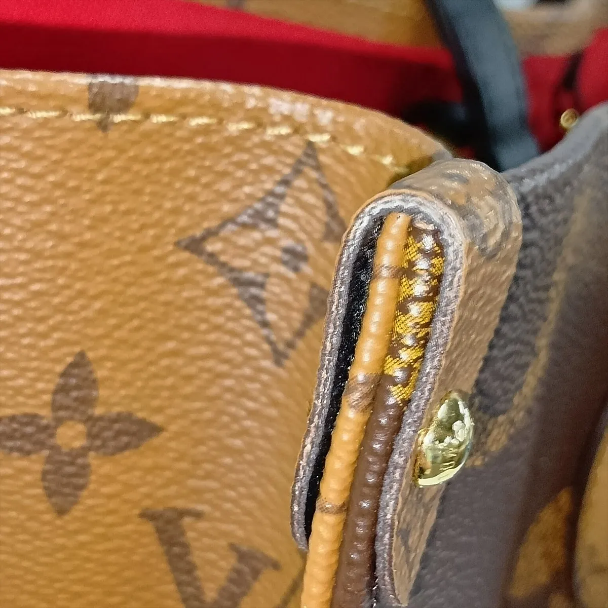 Giant Monogram Reverse OnTheGo MM M45321 Brown (RFID detected) — view 15