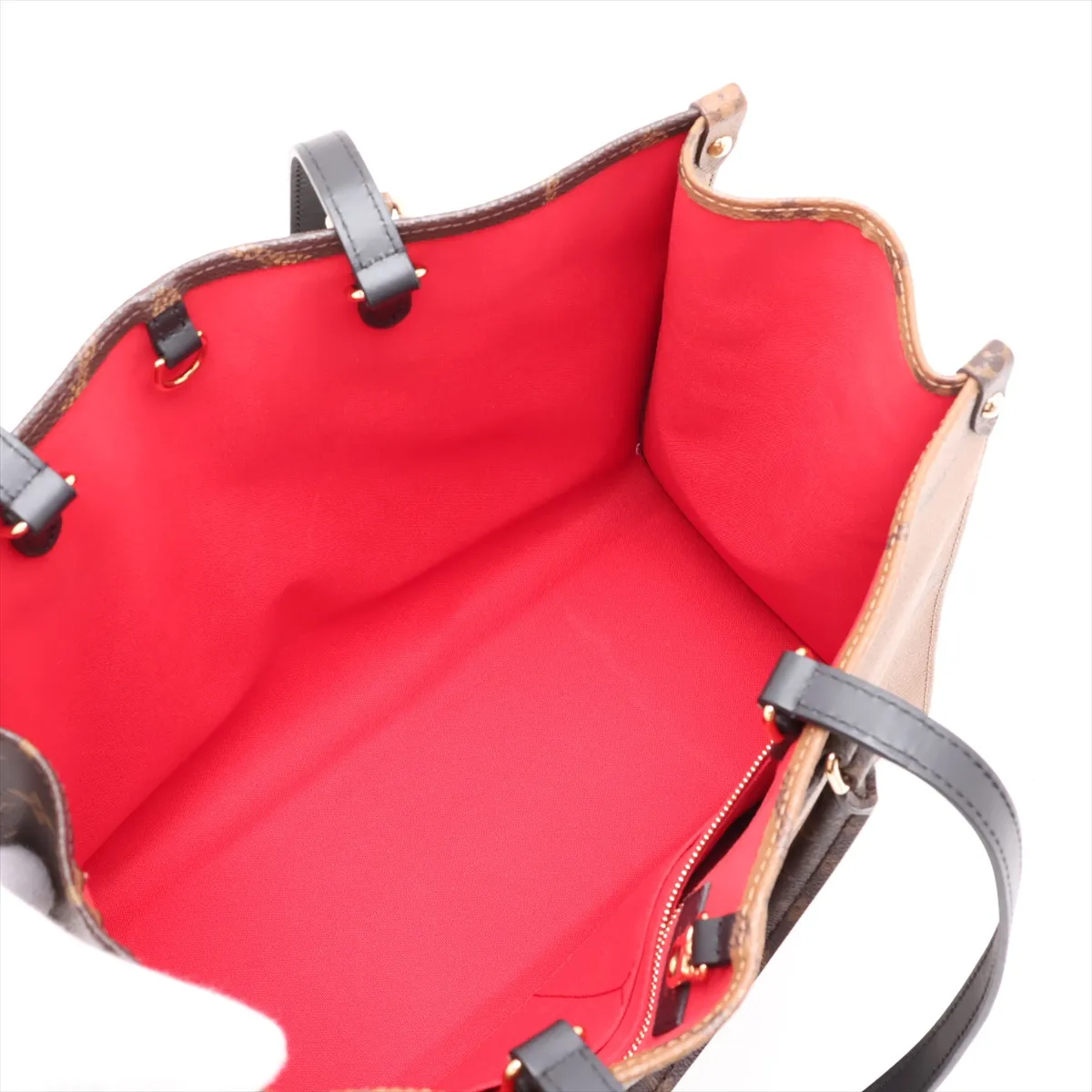 Giant Monogram Reverse OnTheGo MM M45321 Brown (RFID detected) — view 7