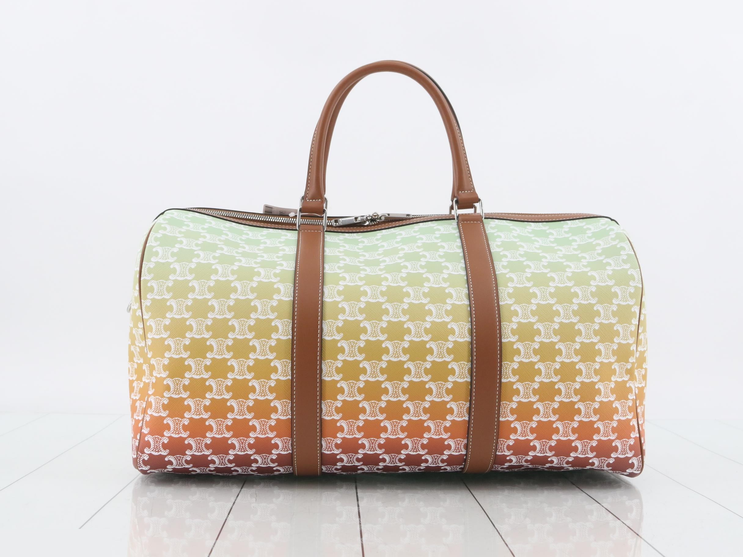 Triomphe Boston Bag, PVC/Leather, Gradient — view 2