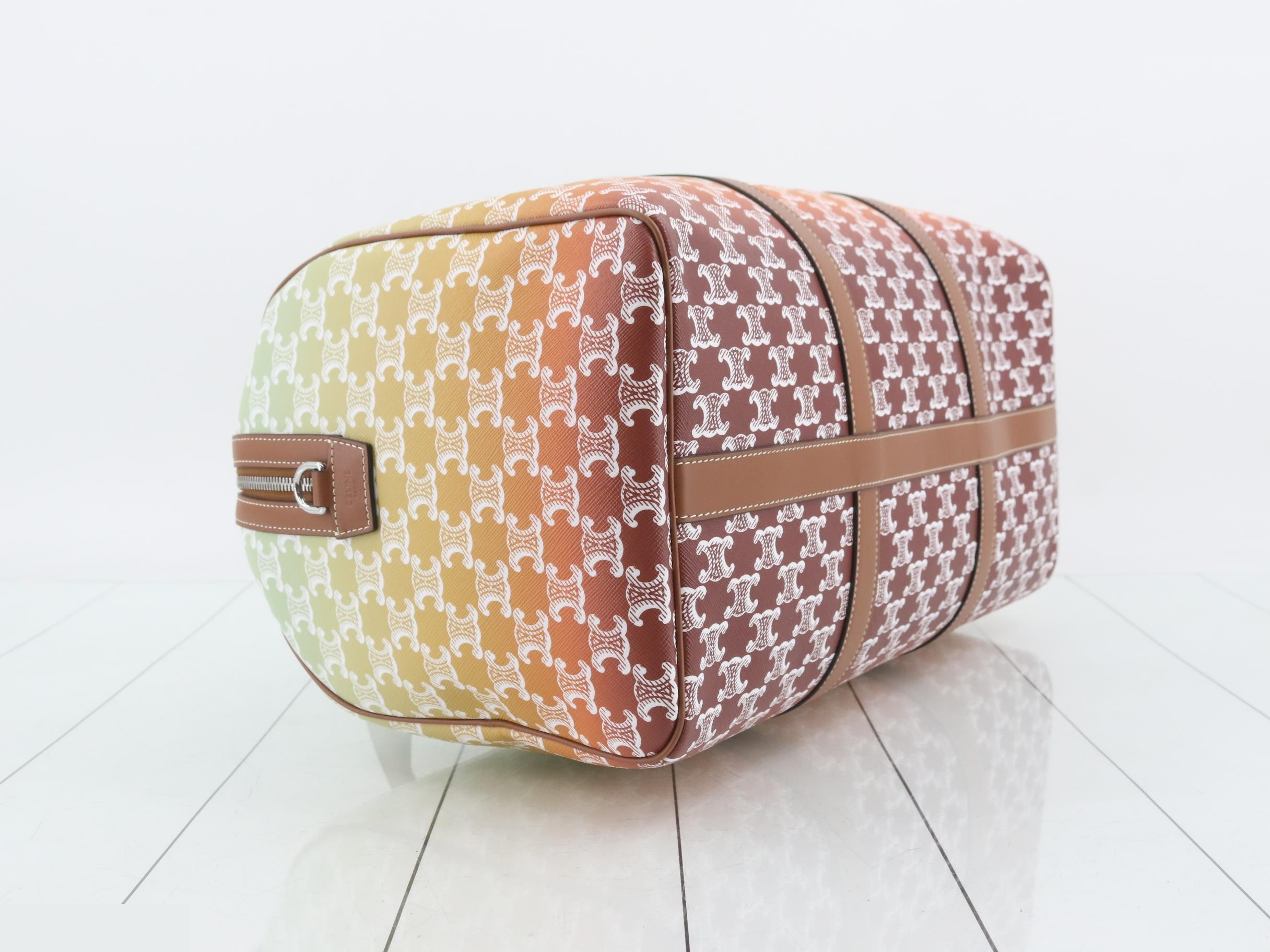Triomphe Boston Bag, PVC/Leather, Gradient — view 5