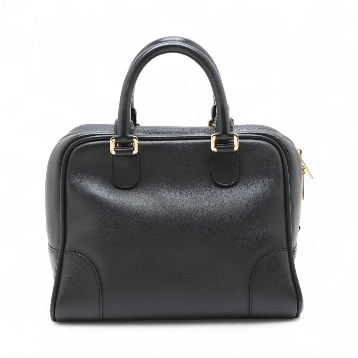 Amazona 28 Leather 2-Way Handbag, Black — view 2
