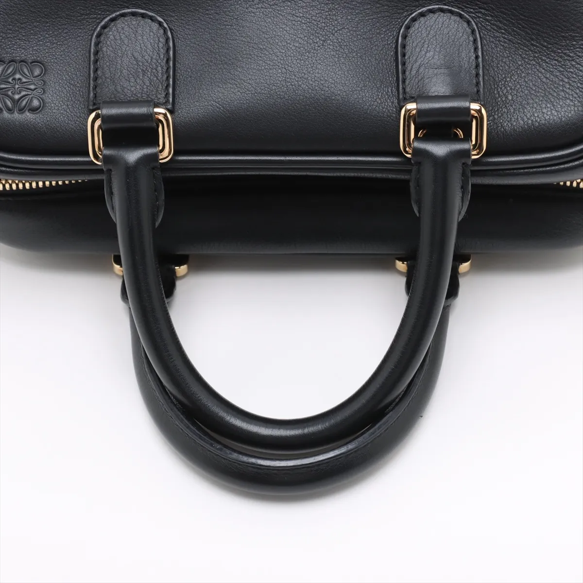 Amazona 28 Leather 2-Way Handbag, Black — view 5
