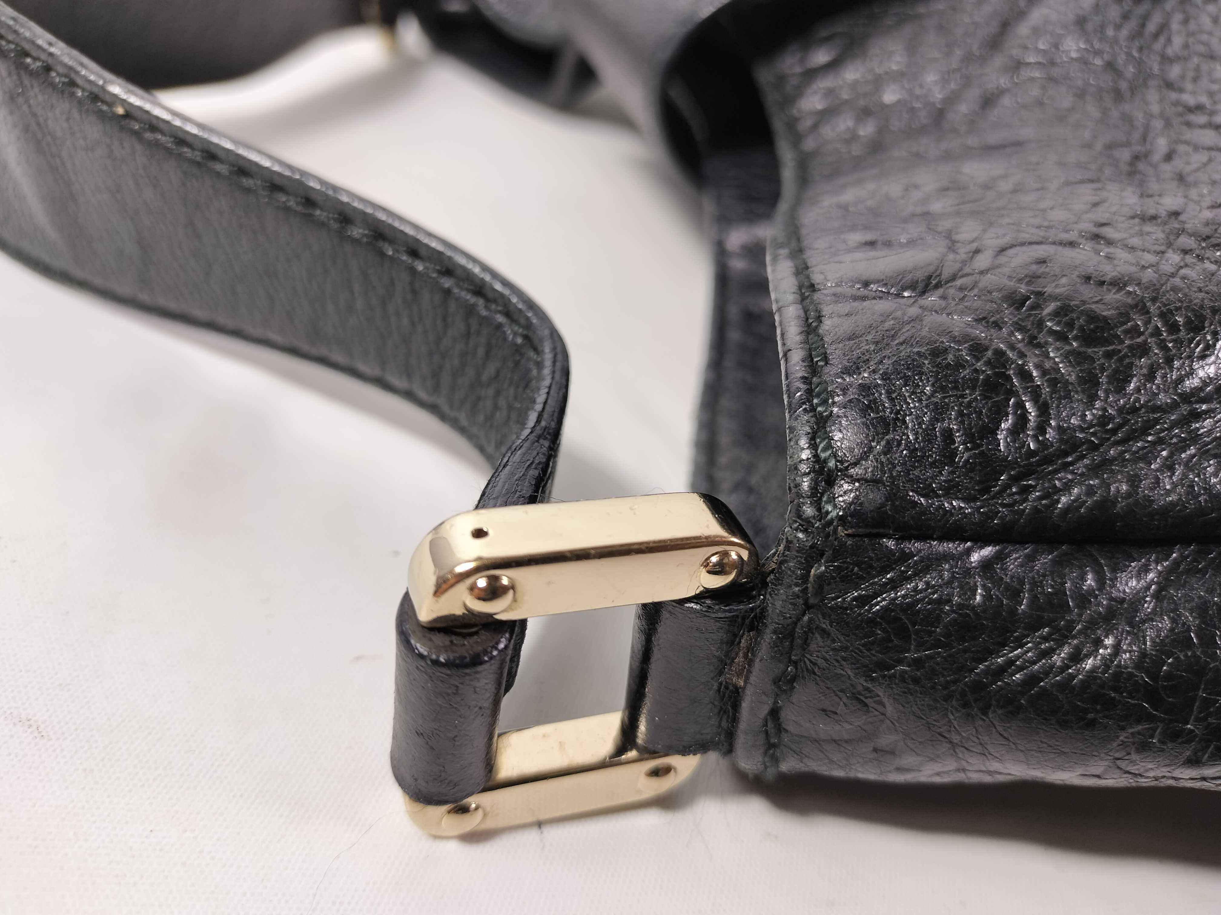 Guccissima One-Shoulder Bag, Guccissima Leather, Black, GG Pattern Shoulder Bag — view 5