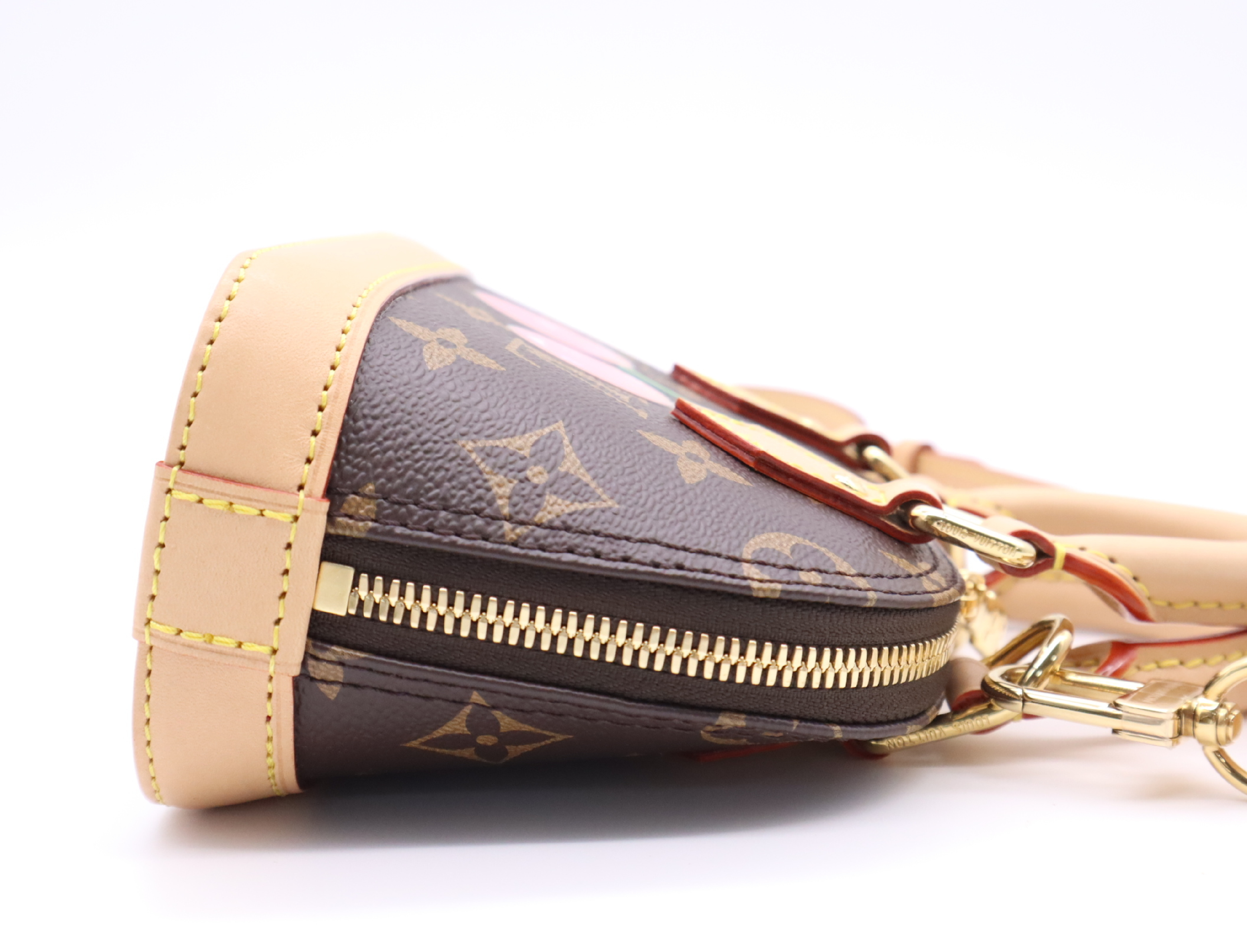 M13416 Monogram LV x TM Nano Alma Handbag with Shoulder Strap and Dust Bag — view 5