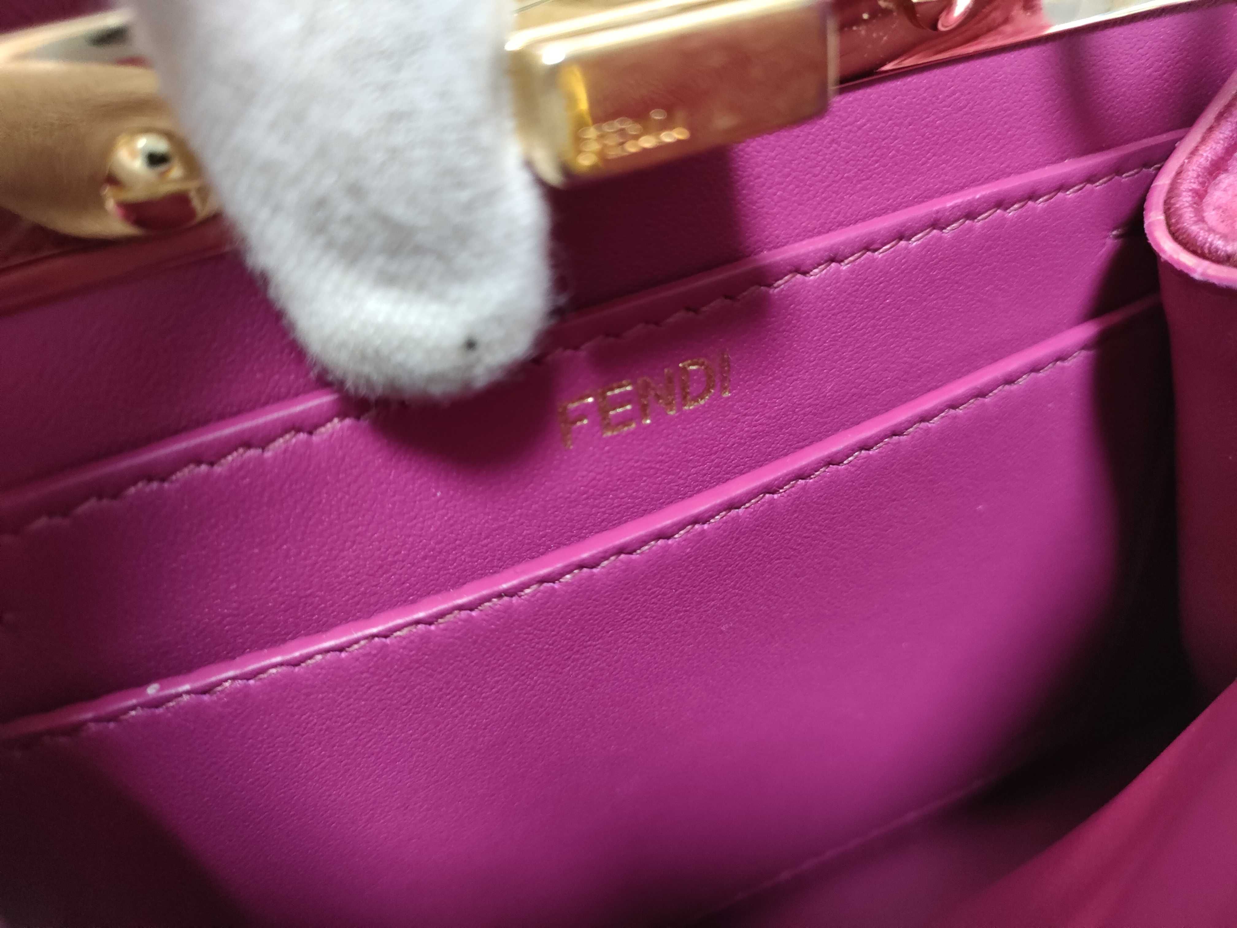 Peekaboo I.U Petite Mouton 2-Way Handbag, Pink — view 13