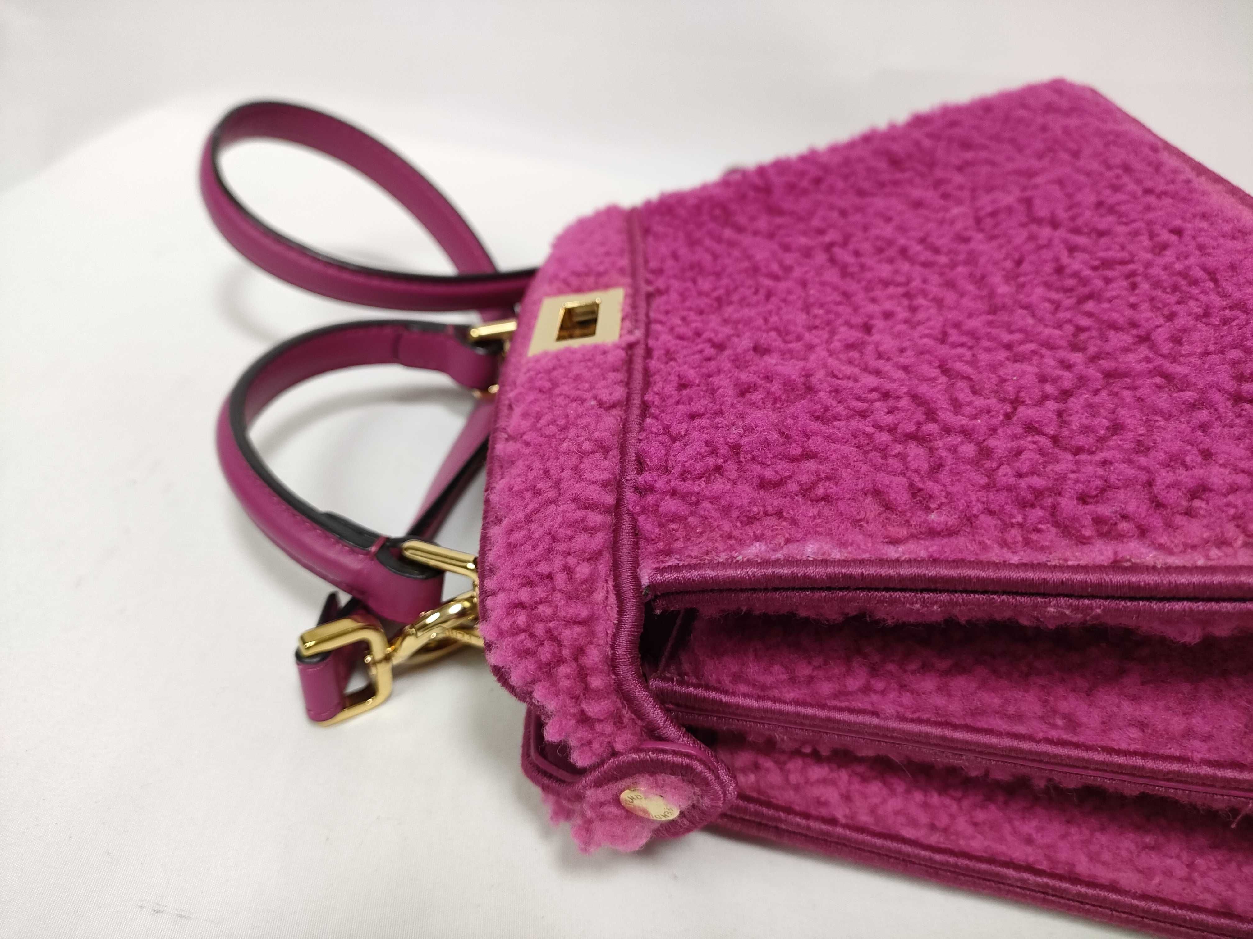 Peekaboo I.U Petite Mouton 2-Way Handbag, Pink — view 6