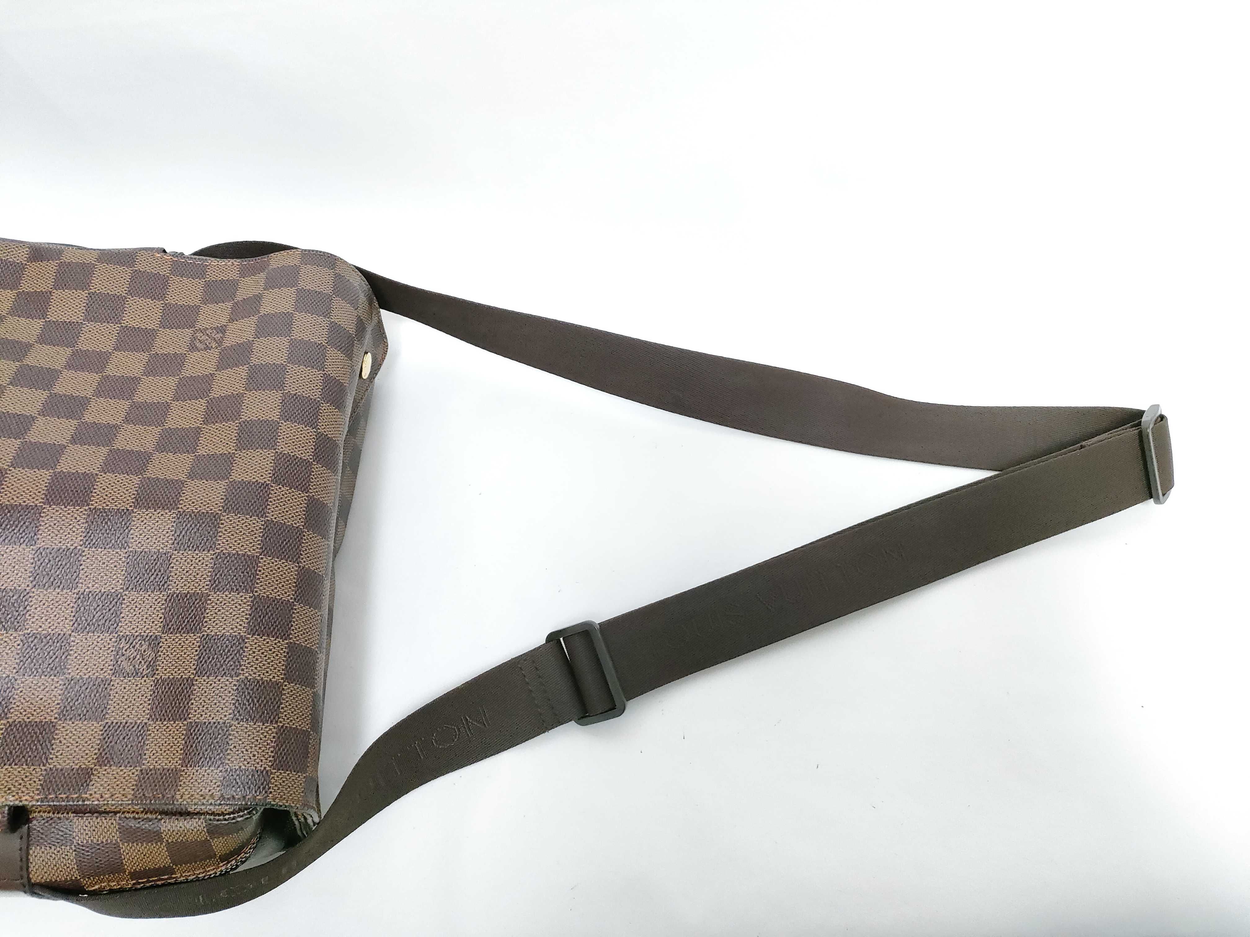 Damier LV Naviglio N45255 Damier Shoulder Bag — view 3