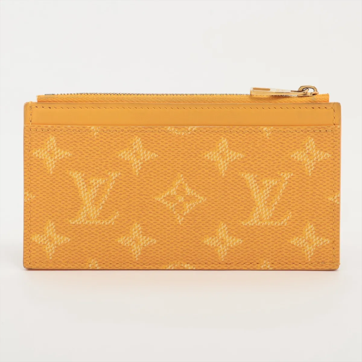 Monogram Heritage Coin Card Holder M12660 Yellow Fragment Case with RFID Reception — view 2