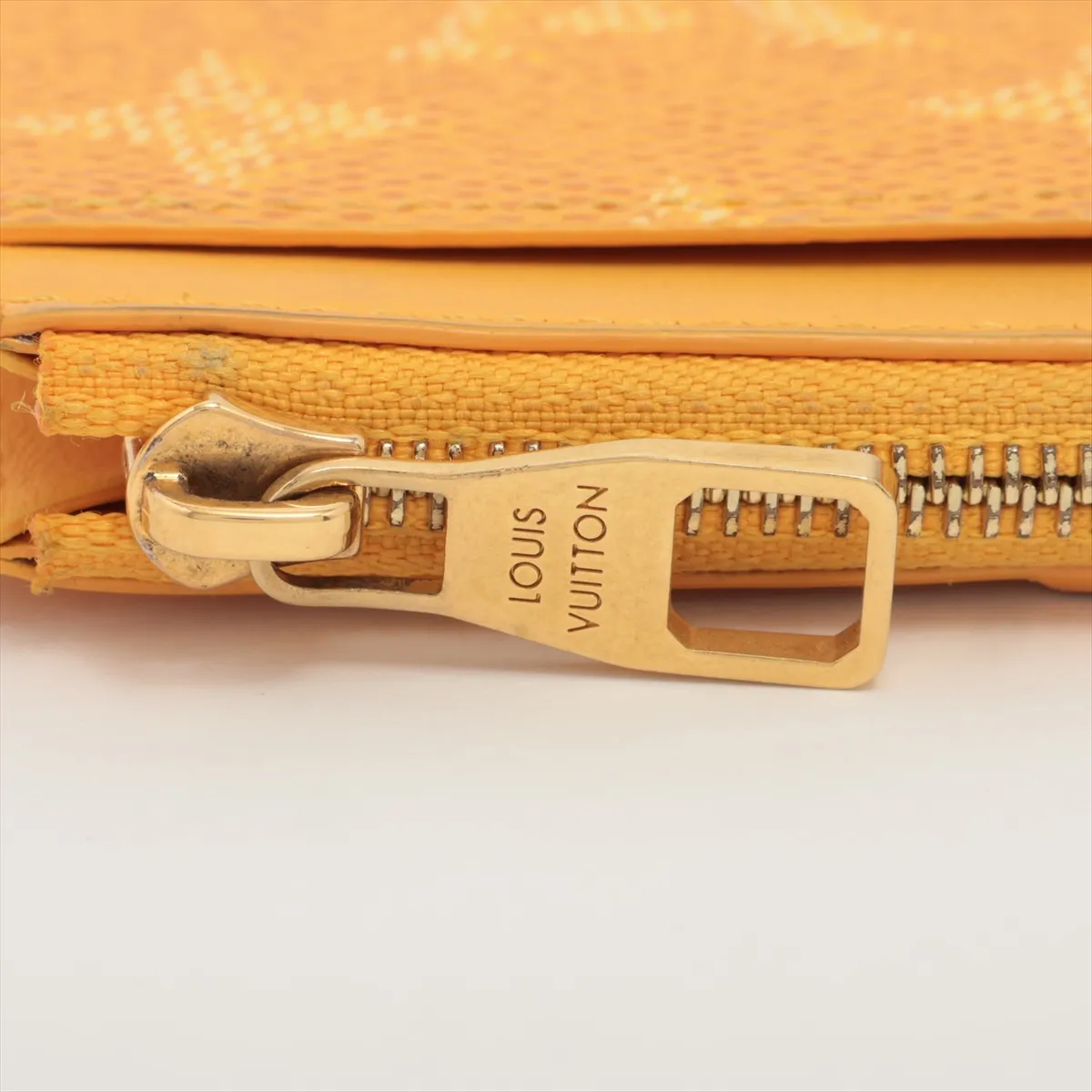 Monogram Heritage Coin Card Holder M12660 Yellow Fragment Case with RFID Reception — view 7