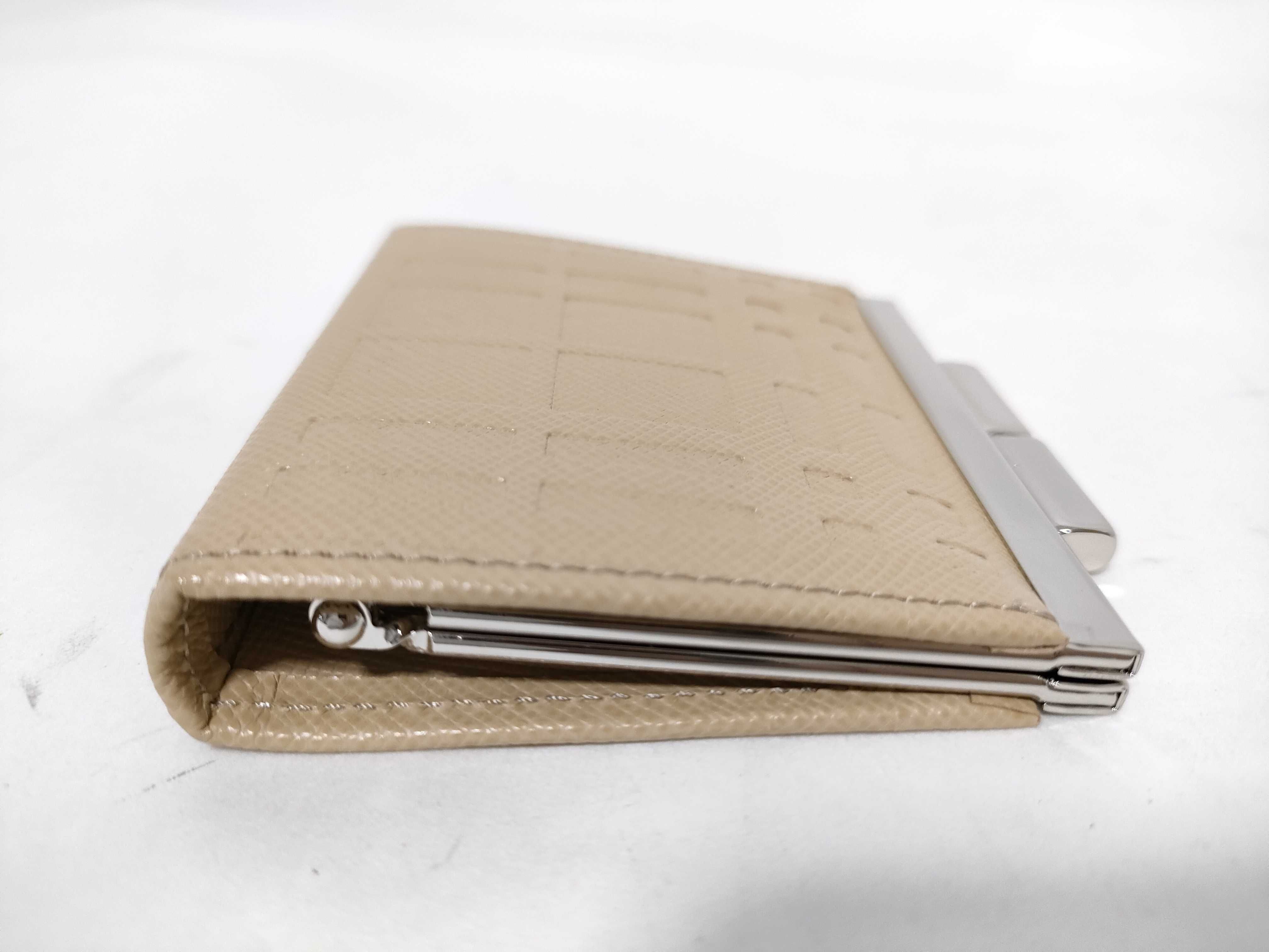 Coin Case, Leather, Beige — view 5