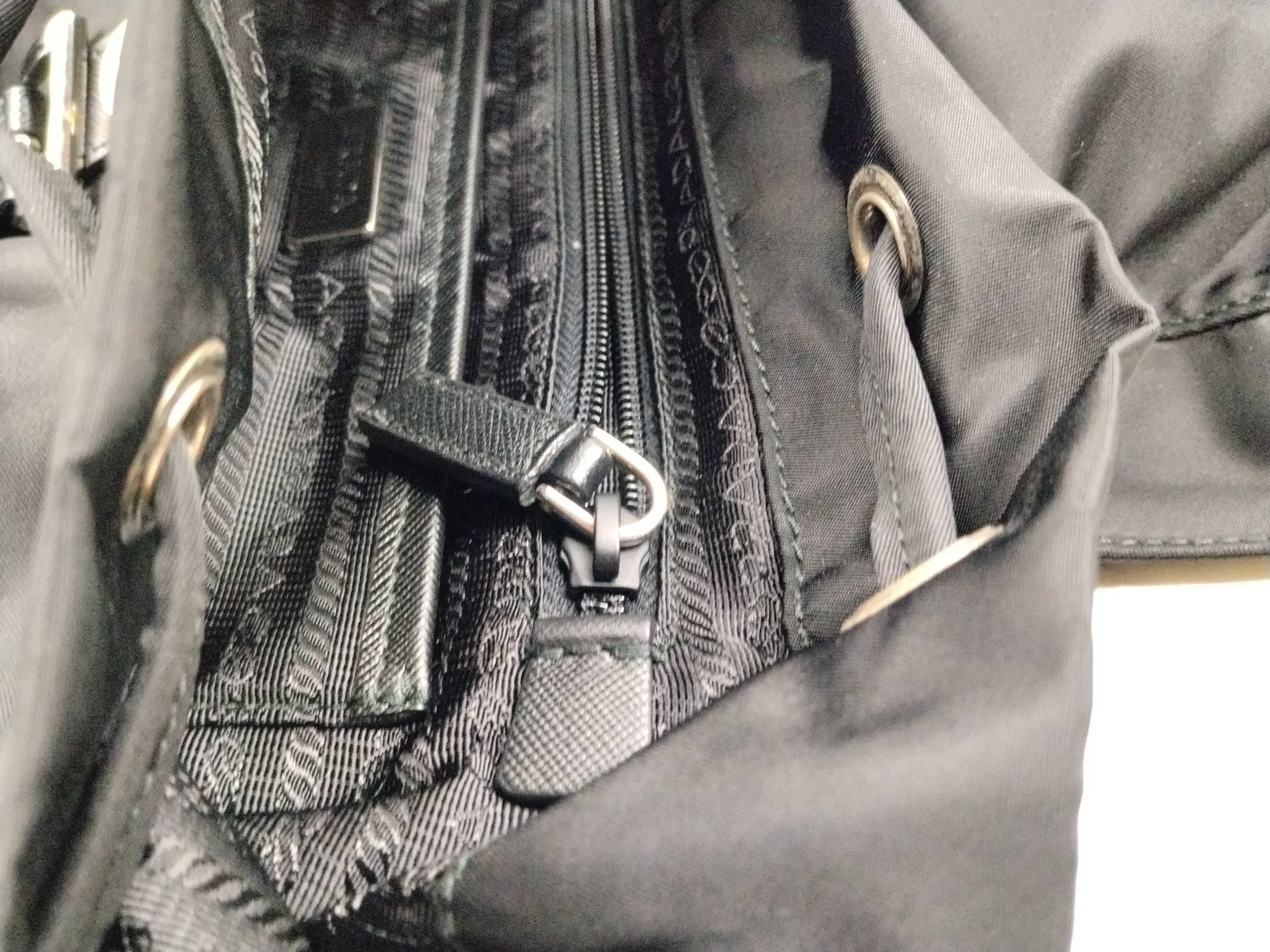 Nylon Backpack, Black — view 13