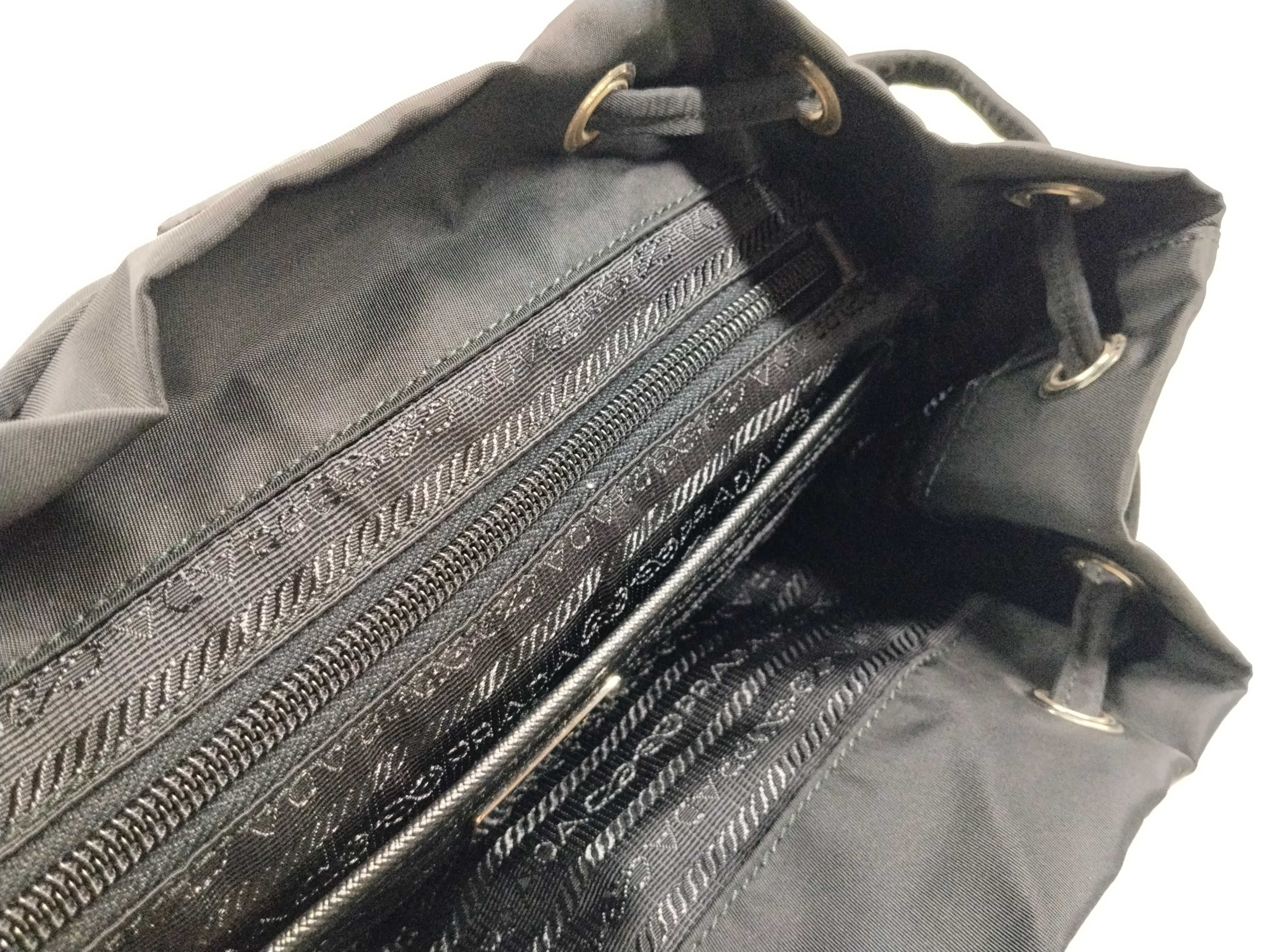 Nylon Backpack, Black — view 15
