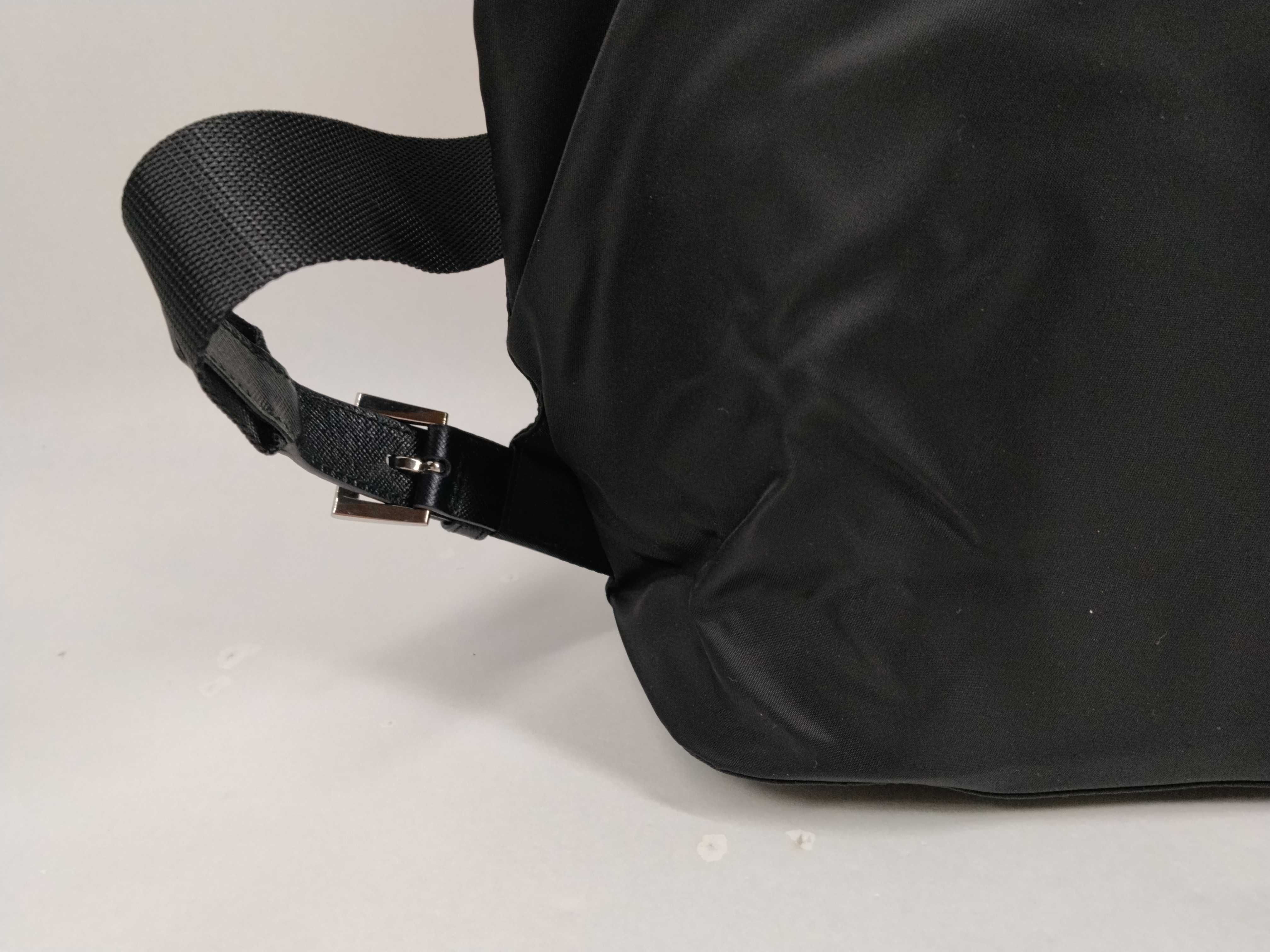 Nylon Backpack, Black — view 4