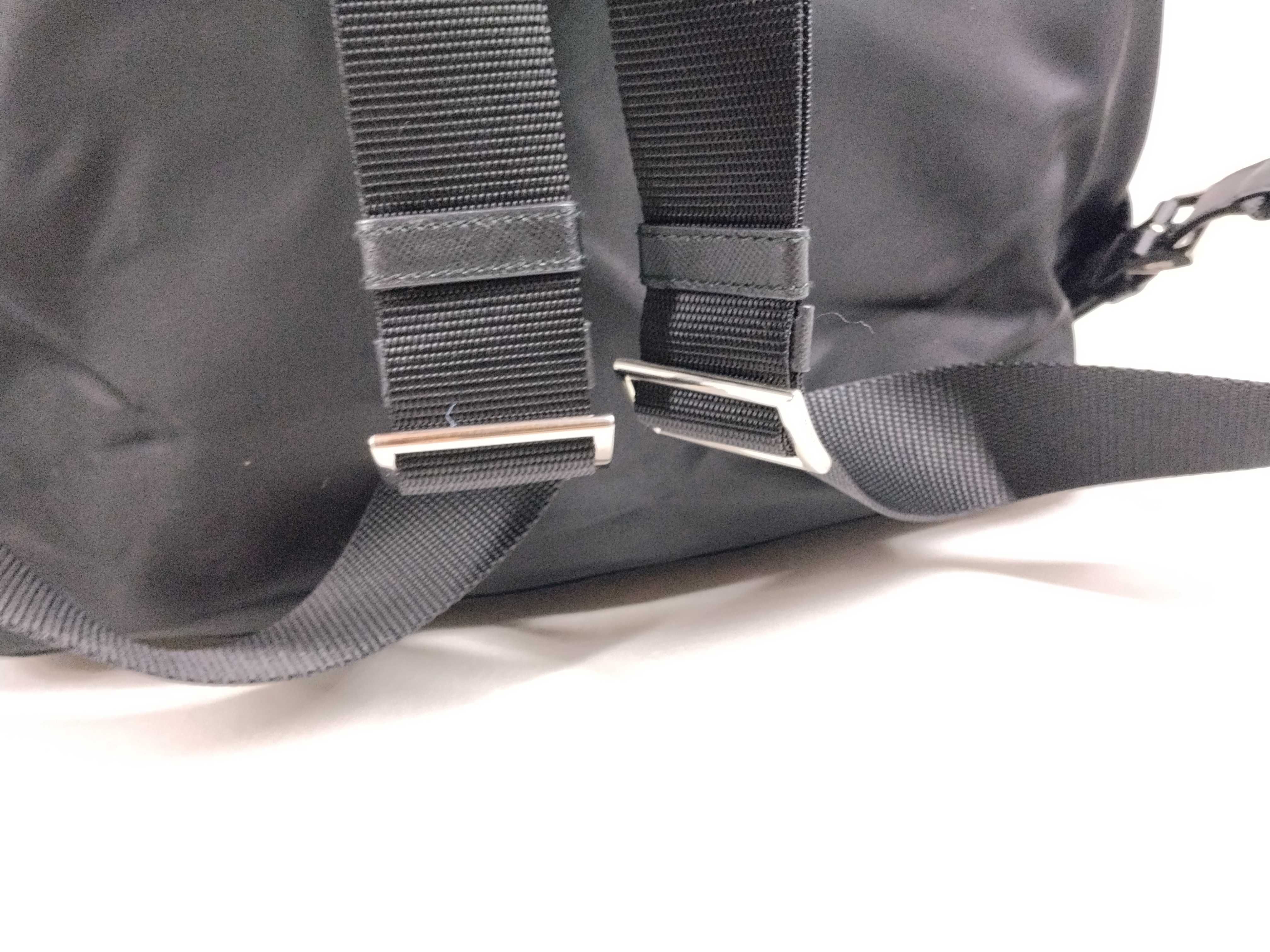 Nylon Backpack, Black — view 6