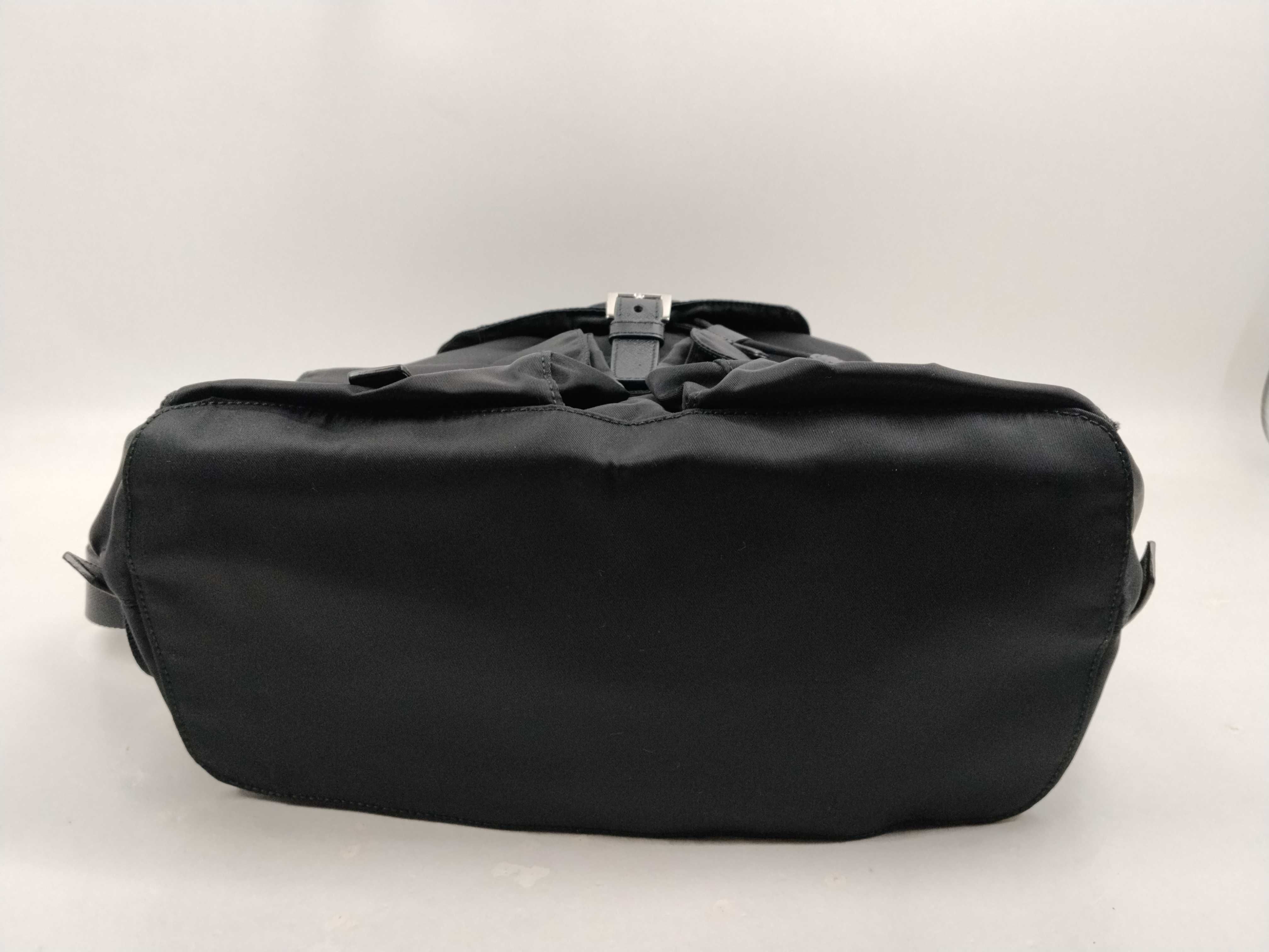 Nylon Backpack, Black — view 8