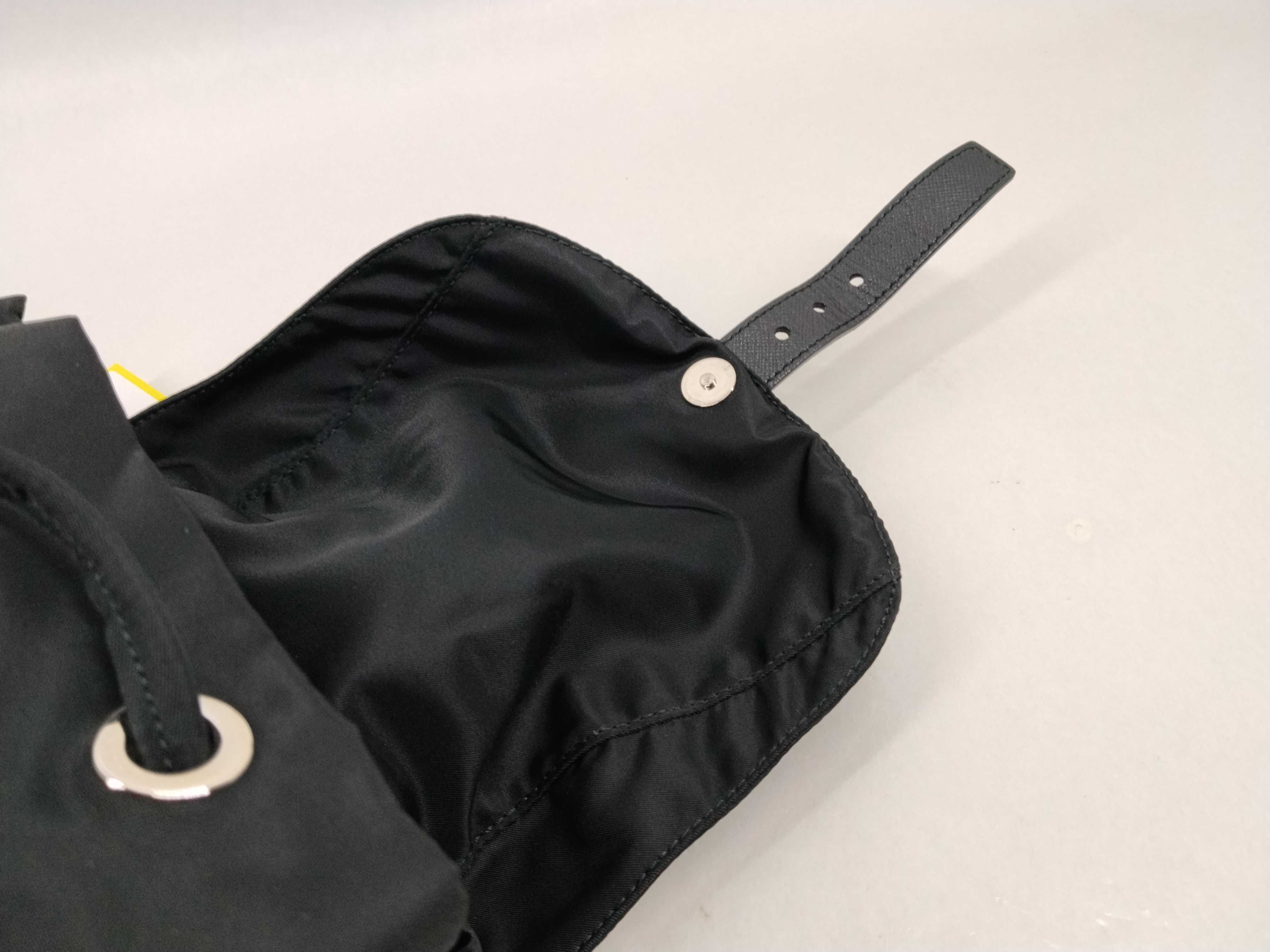 Nylon Backpack, Black — view 10