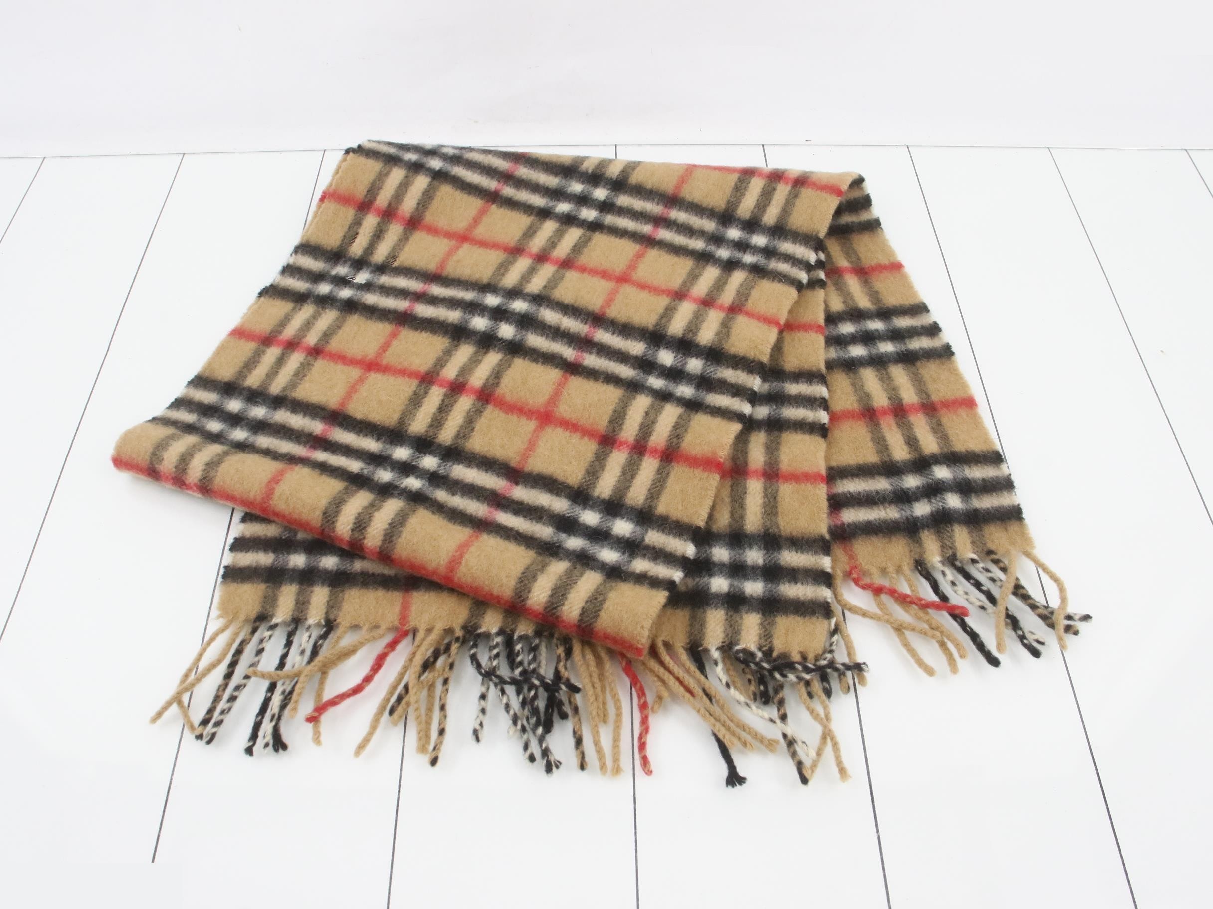 Nova Check 100% Cashmere Scarf — view 3