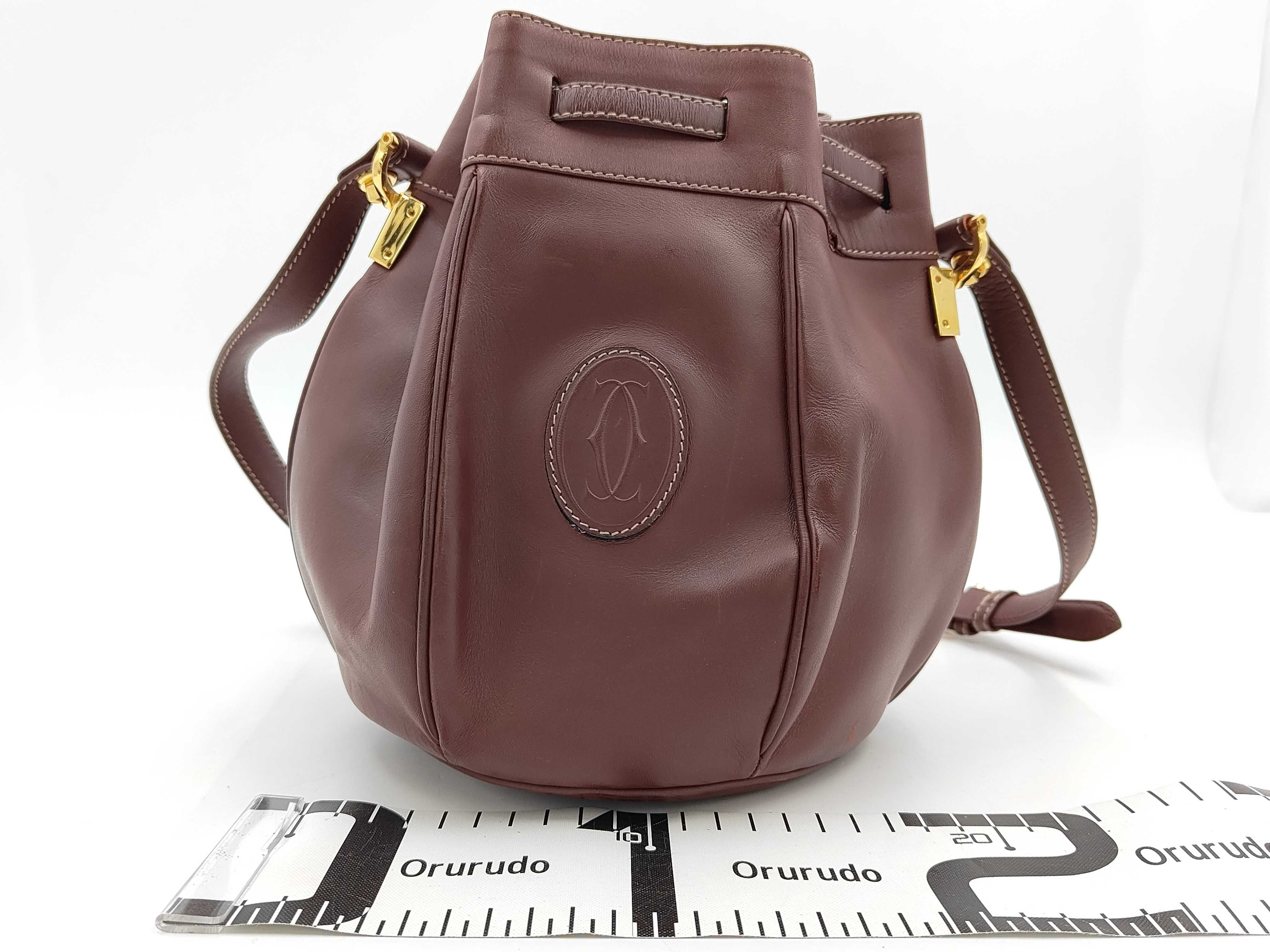 Must Bordeaux Mini Drawstring Shoulder Bag — view 2