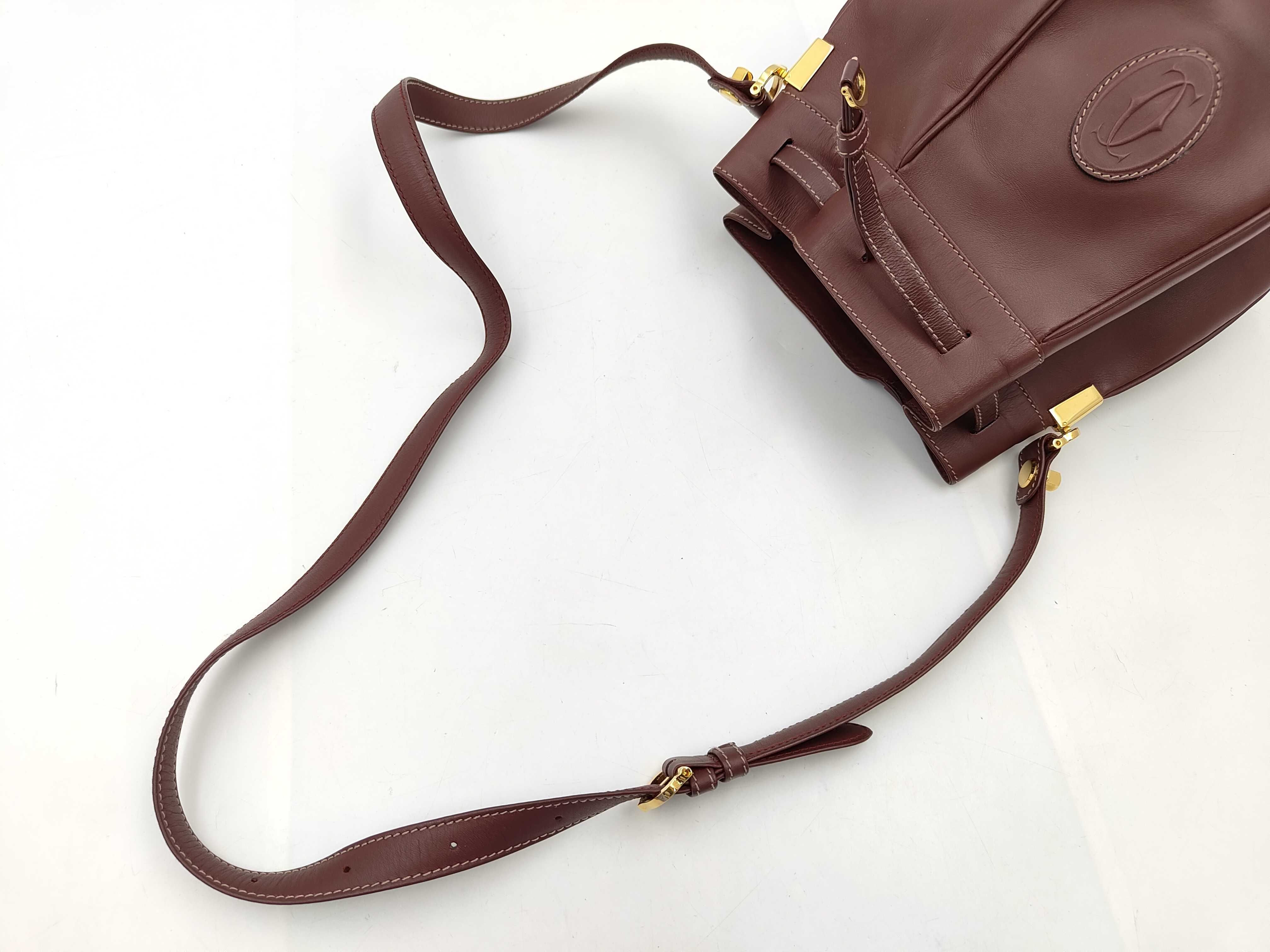 Must Bordeaux Mini Drawstring Shoulder Bag — view 5