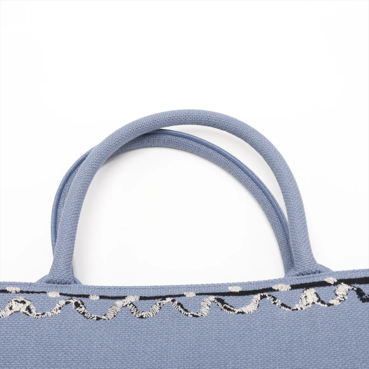 Book Tote Small Canvas 2-Way Tote Bag Blue — view 6