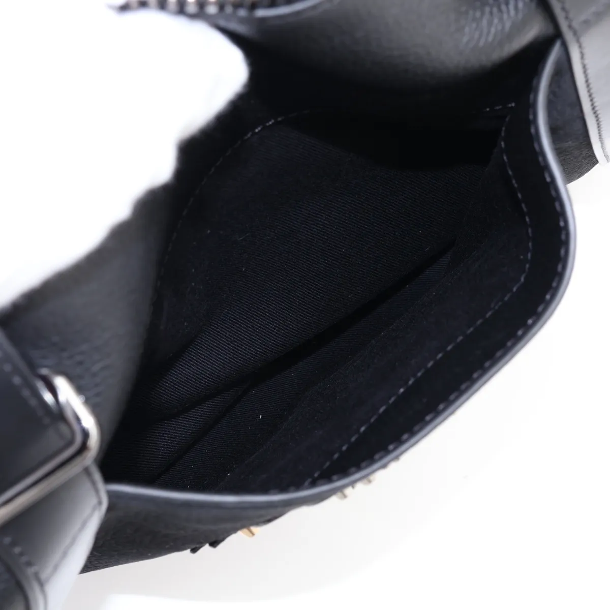 Damon Leather Boston Bag, Black — view 11