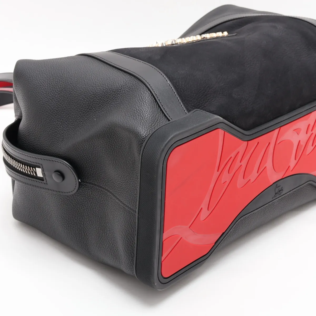 Damon Leather Boston Bag, Black — view 4