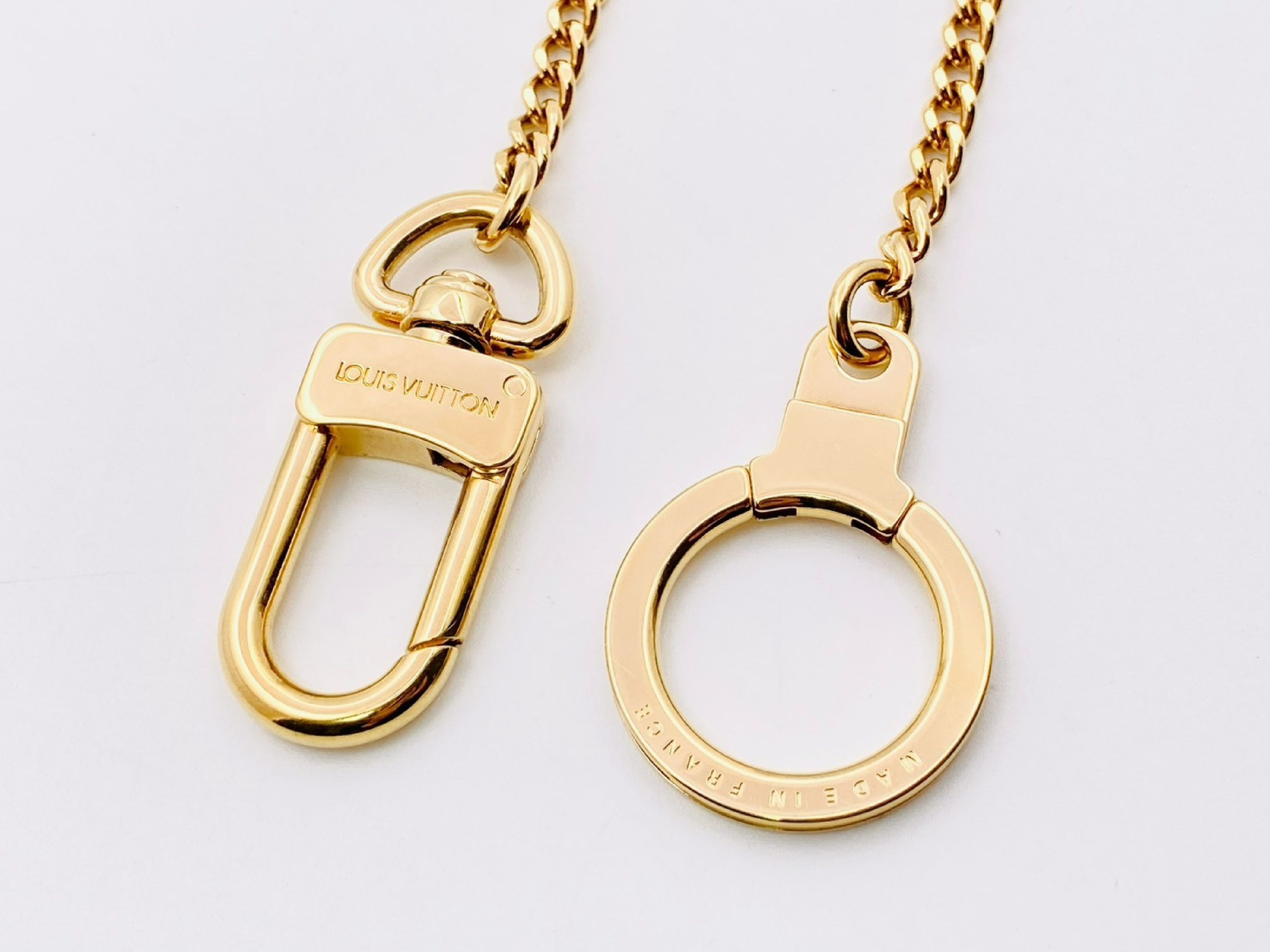 M58021 Chaine Ancre Chain Keyring Charm Gold Key Case — view 2