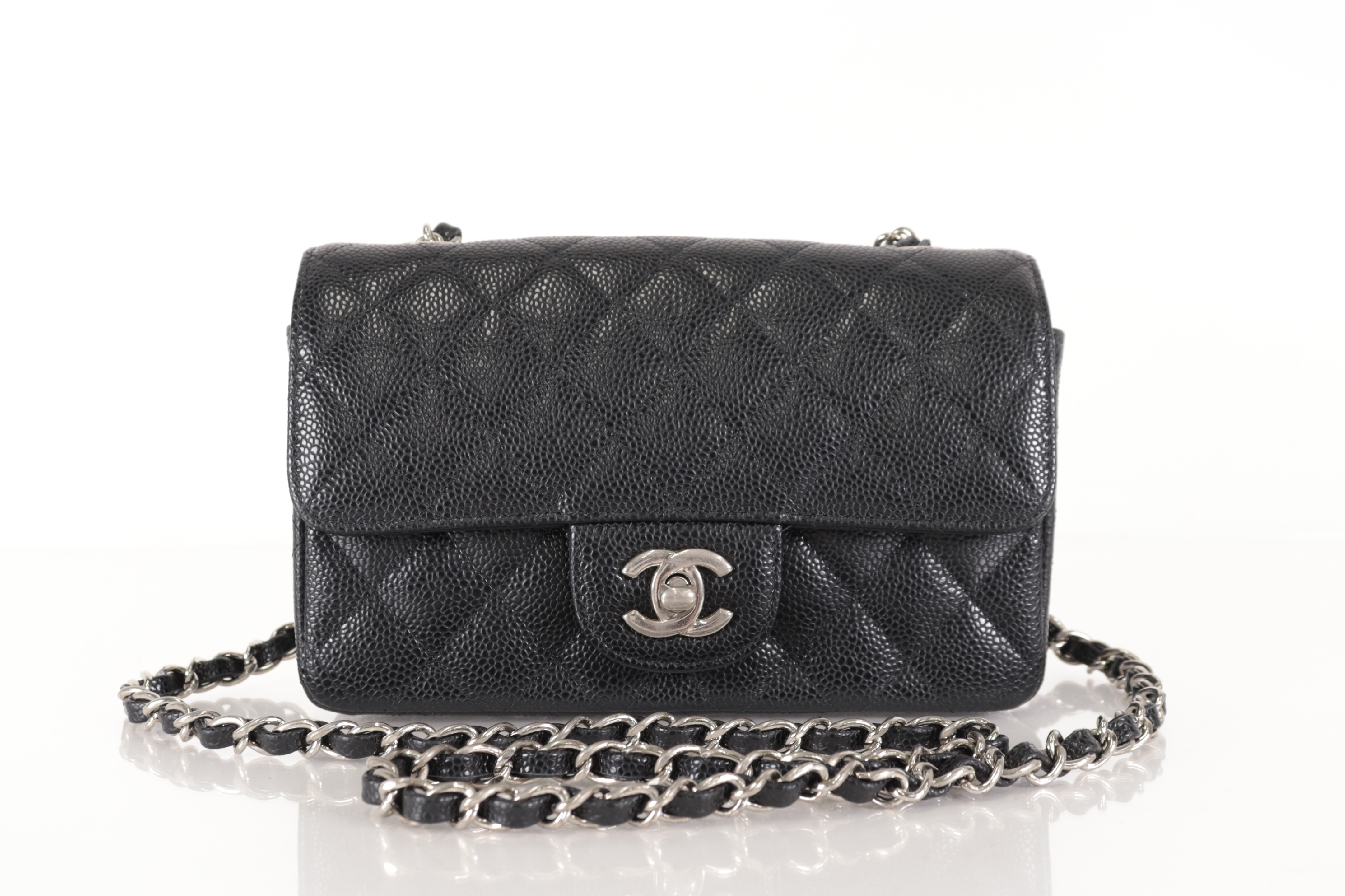 Caviar Mini Chain Shoulder Bag W20 (Serial Number 24)