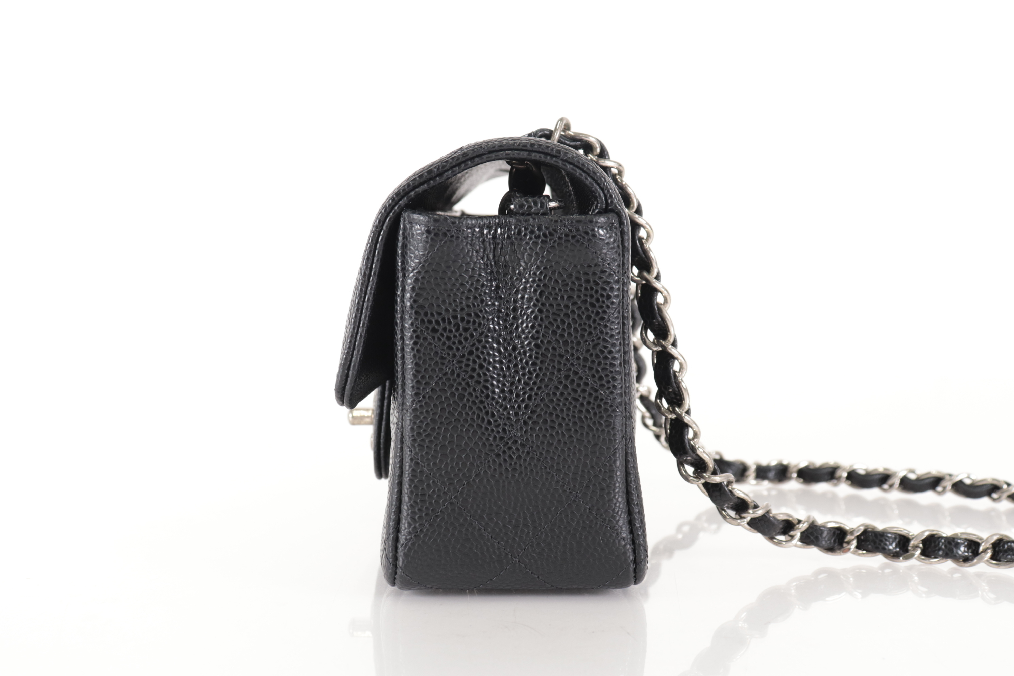 Caviar Mini Chain Shoulder Bag W20 (Serial Number 24) — view 4