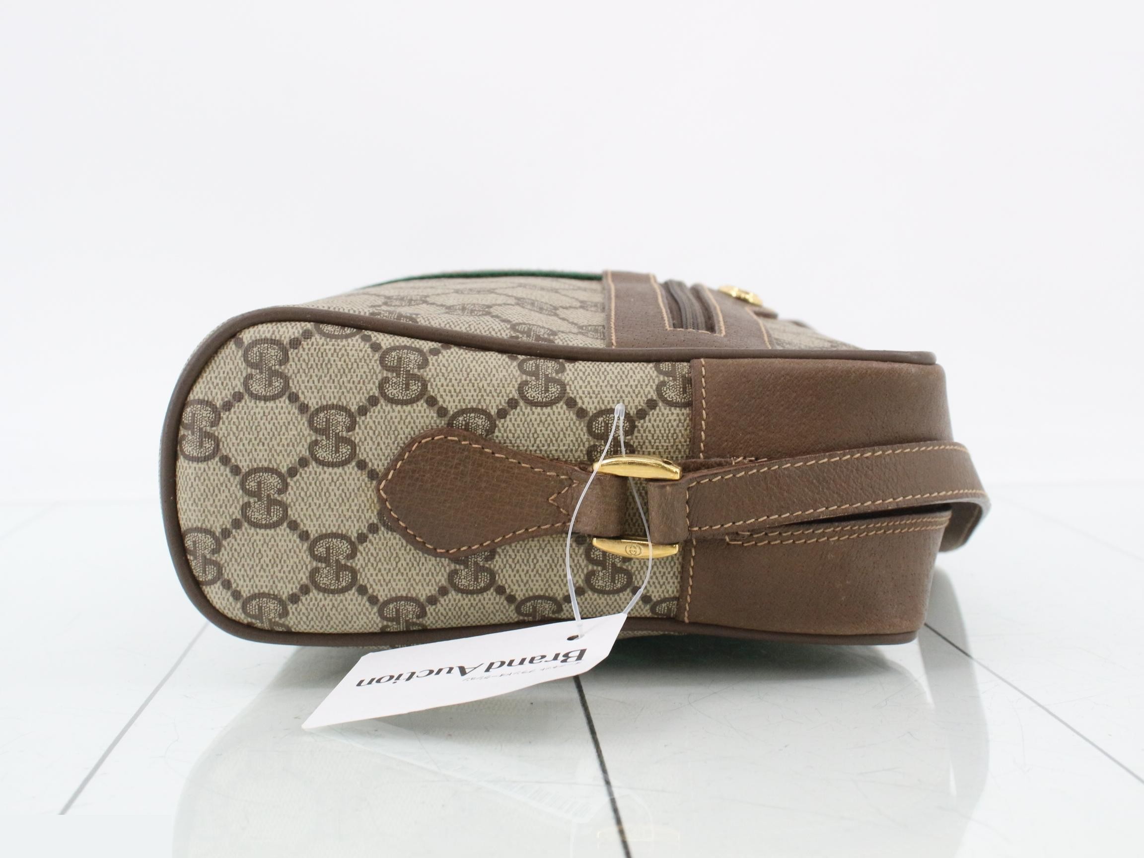 GG Supreme Shoulder Bag, Sherry, PVC — view 3