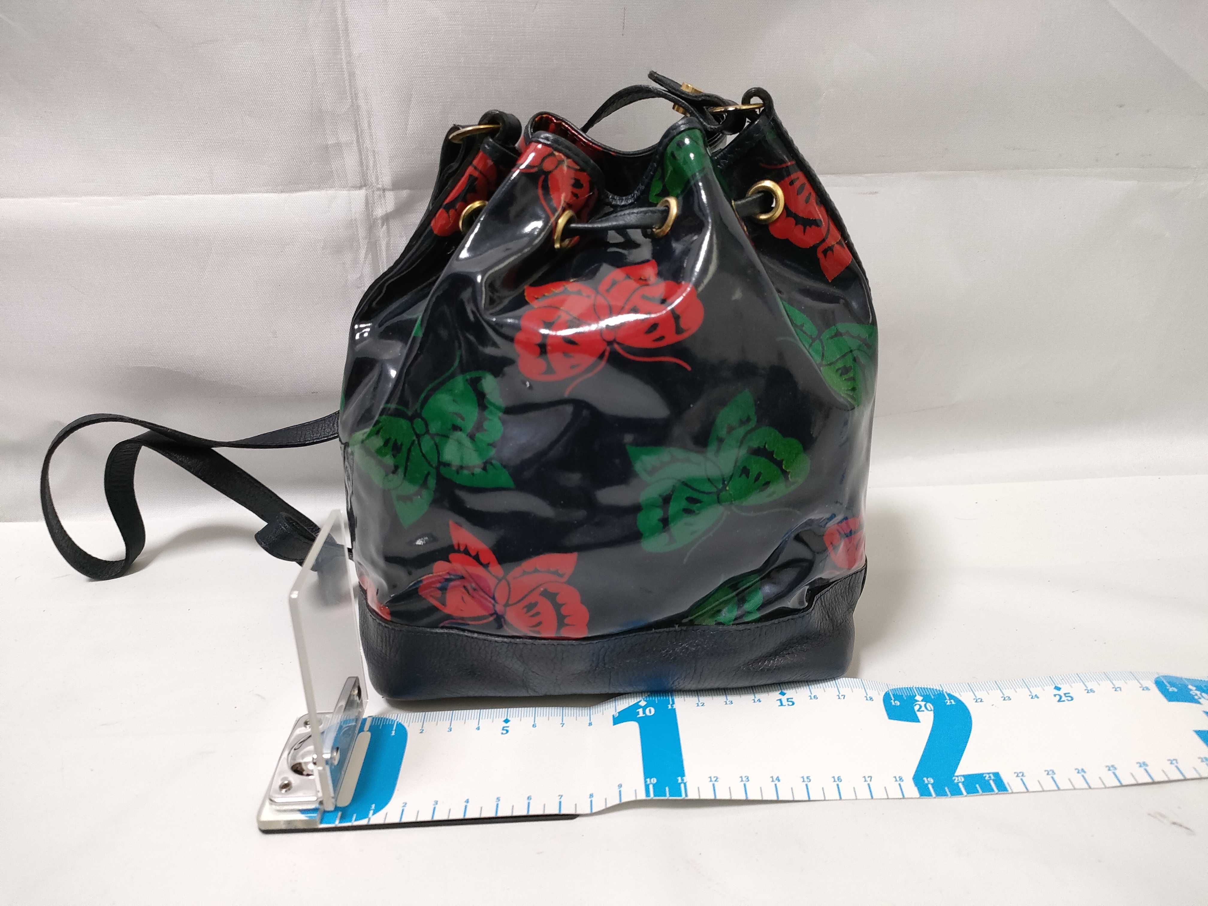 drawstring pouch shoulder bag — view 2