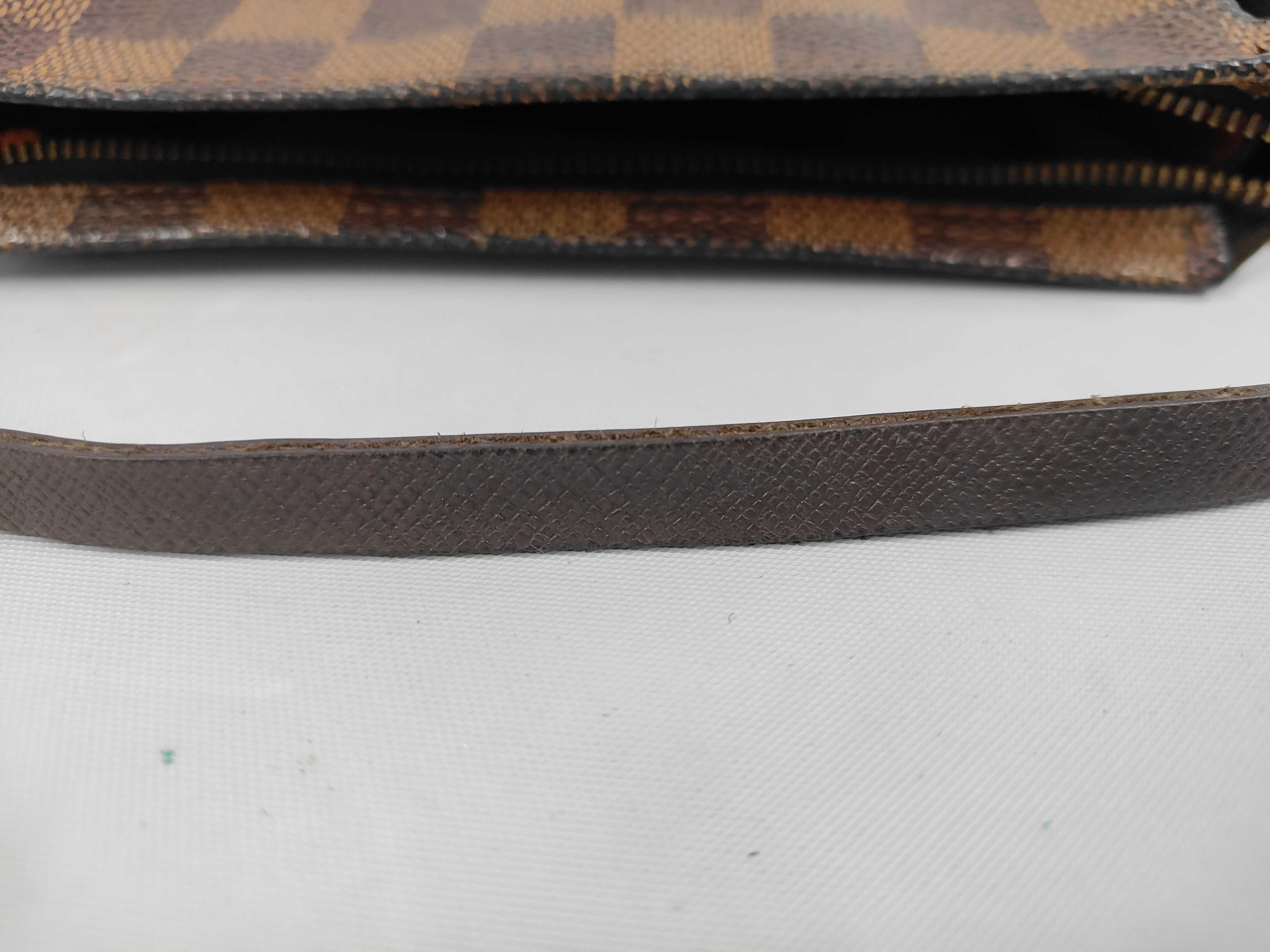 Damier Leather Trouse Makeup Pouch Handbag — view 5