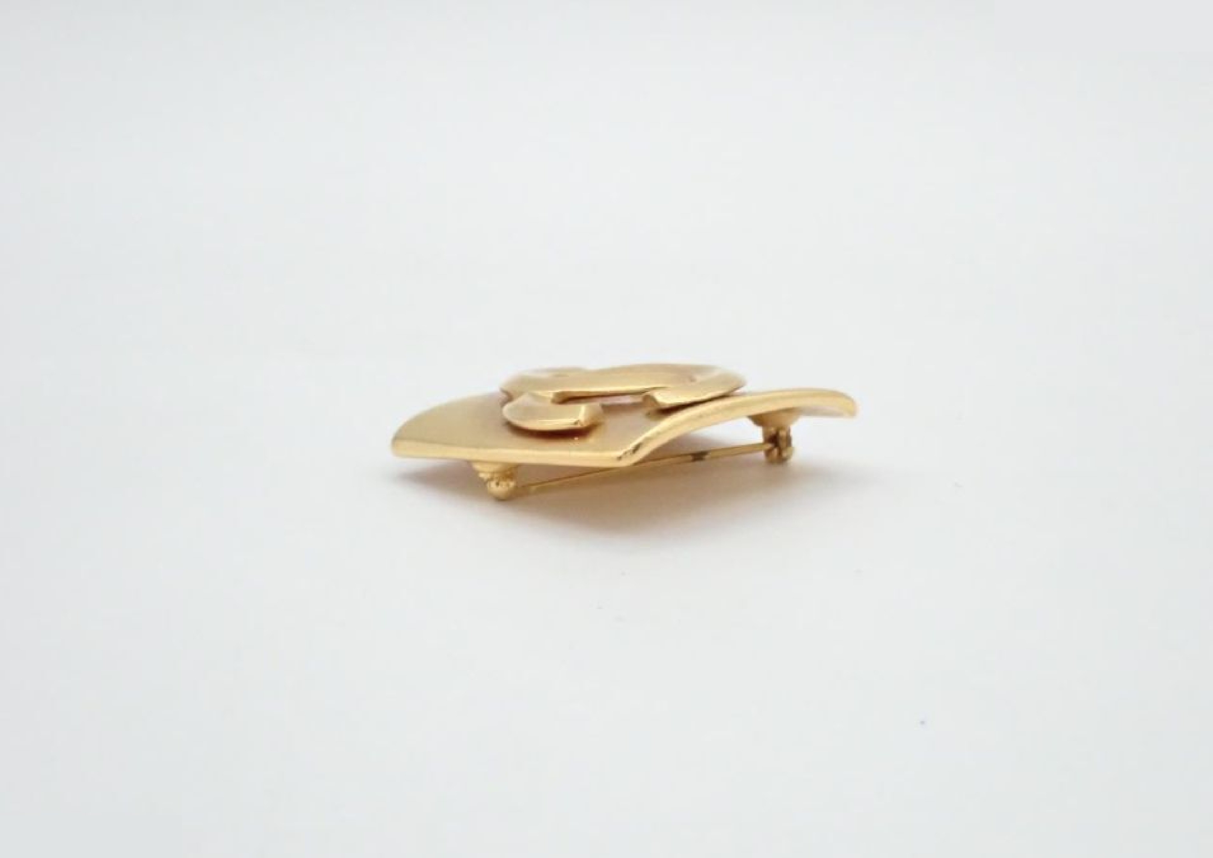 Vintage Classic Chanel Coco Mark Gold (with markings) — view 3