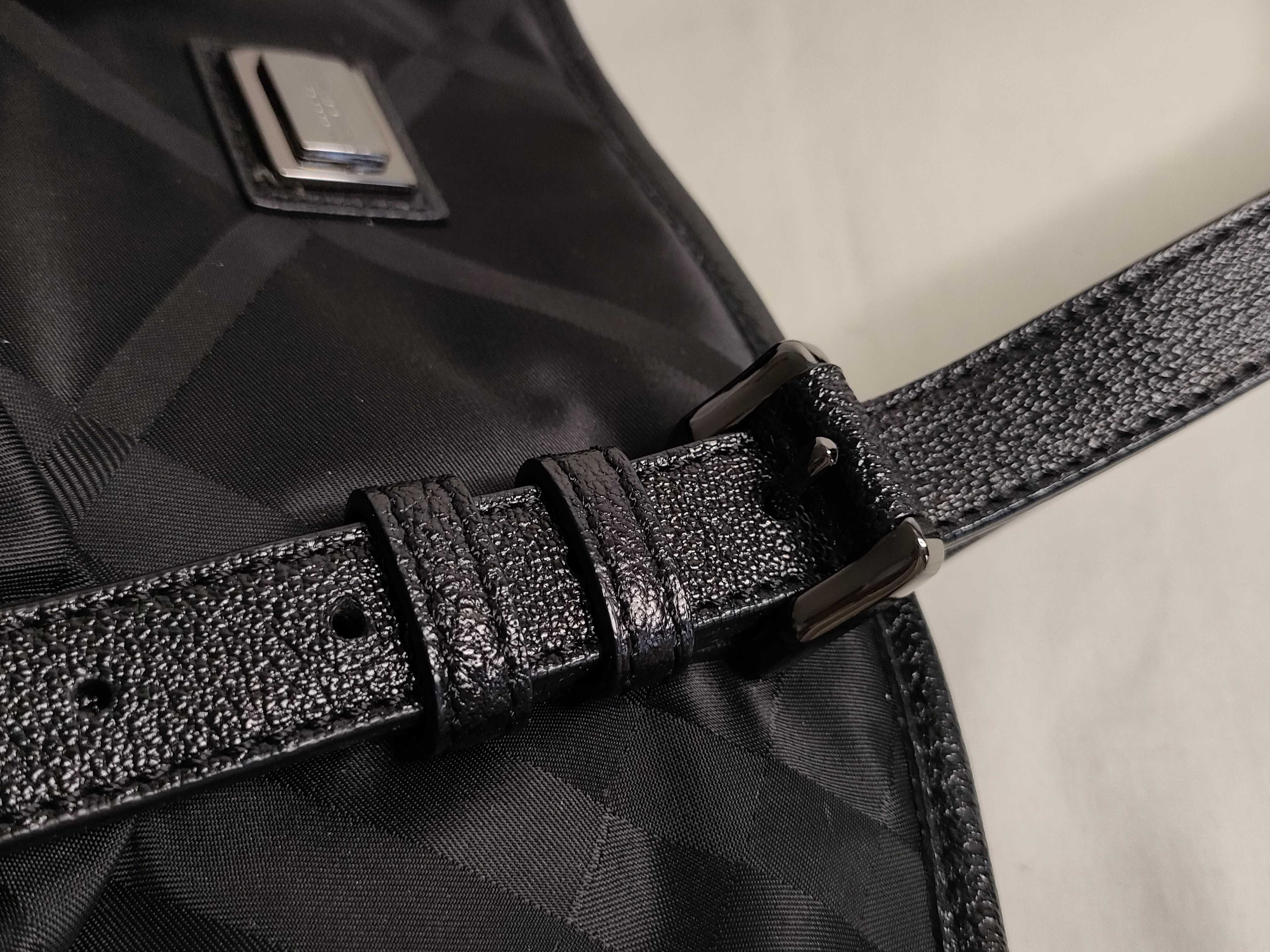 Shadow Check Nylon Tote Bag — view 5