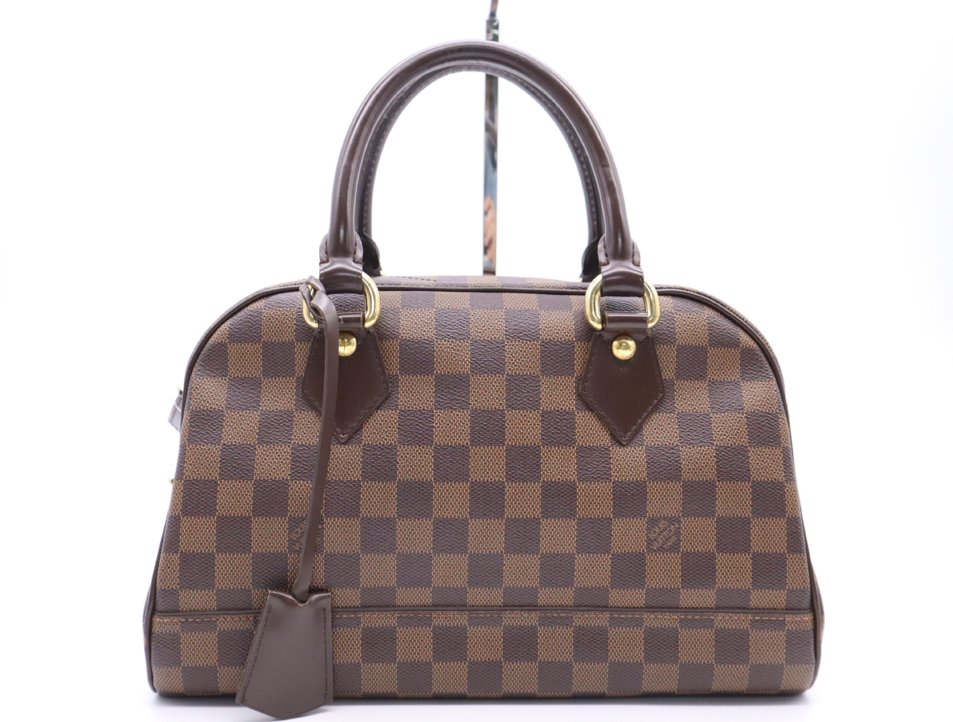 N60008 Damier Duomo Handbag with Padlock, 2 Keys, and Clochette